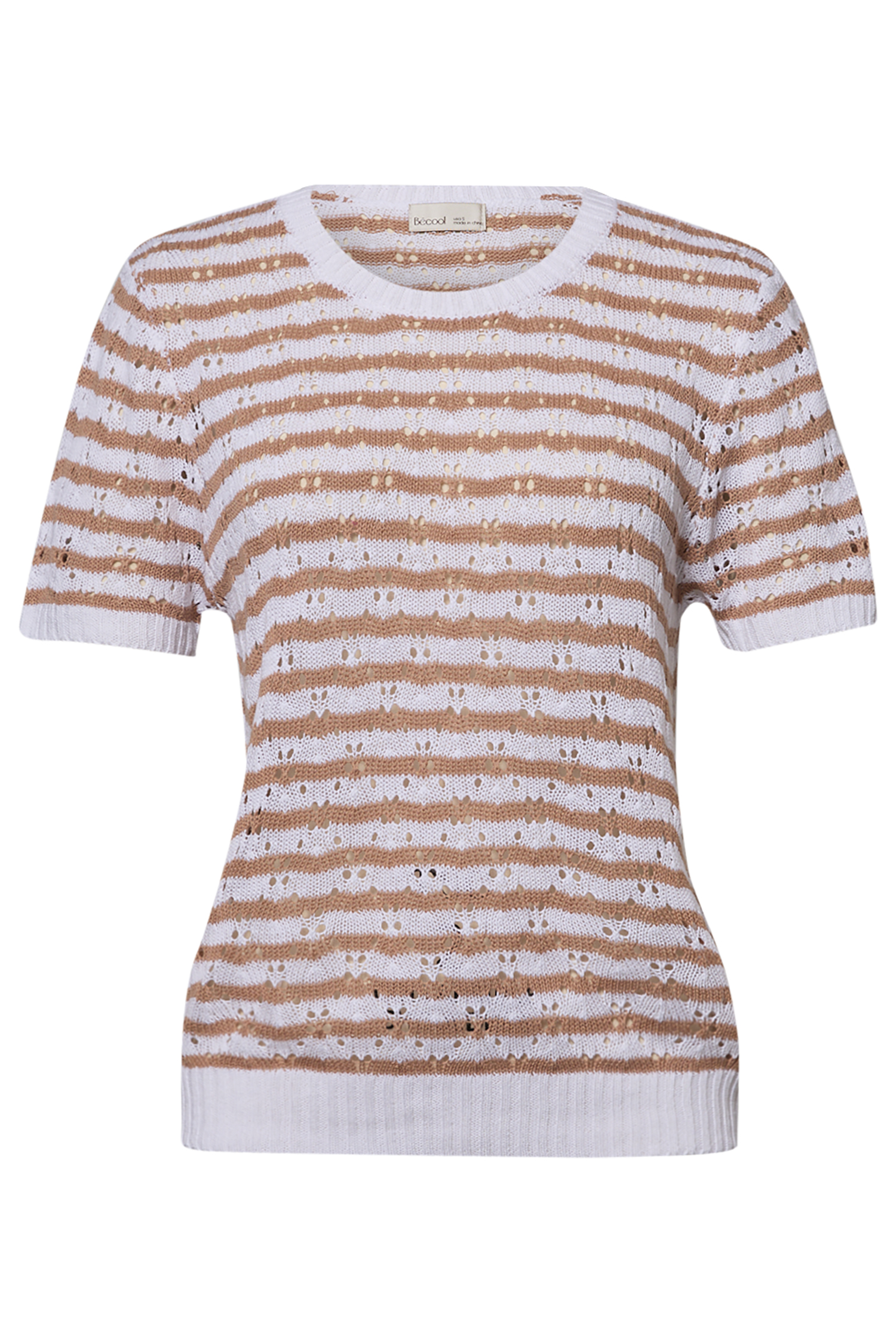 Crochet Striped Top