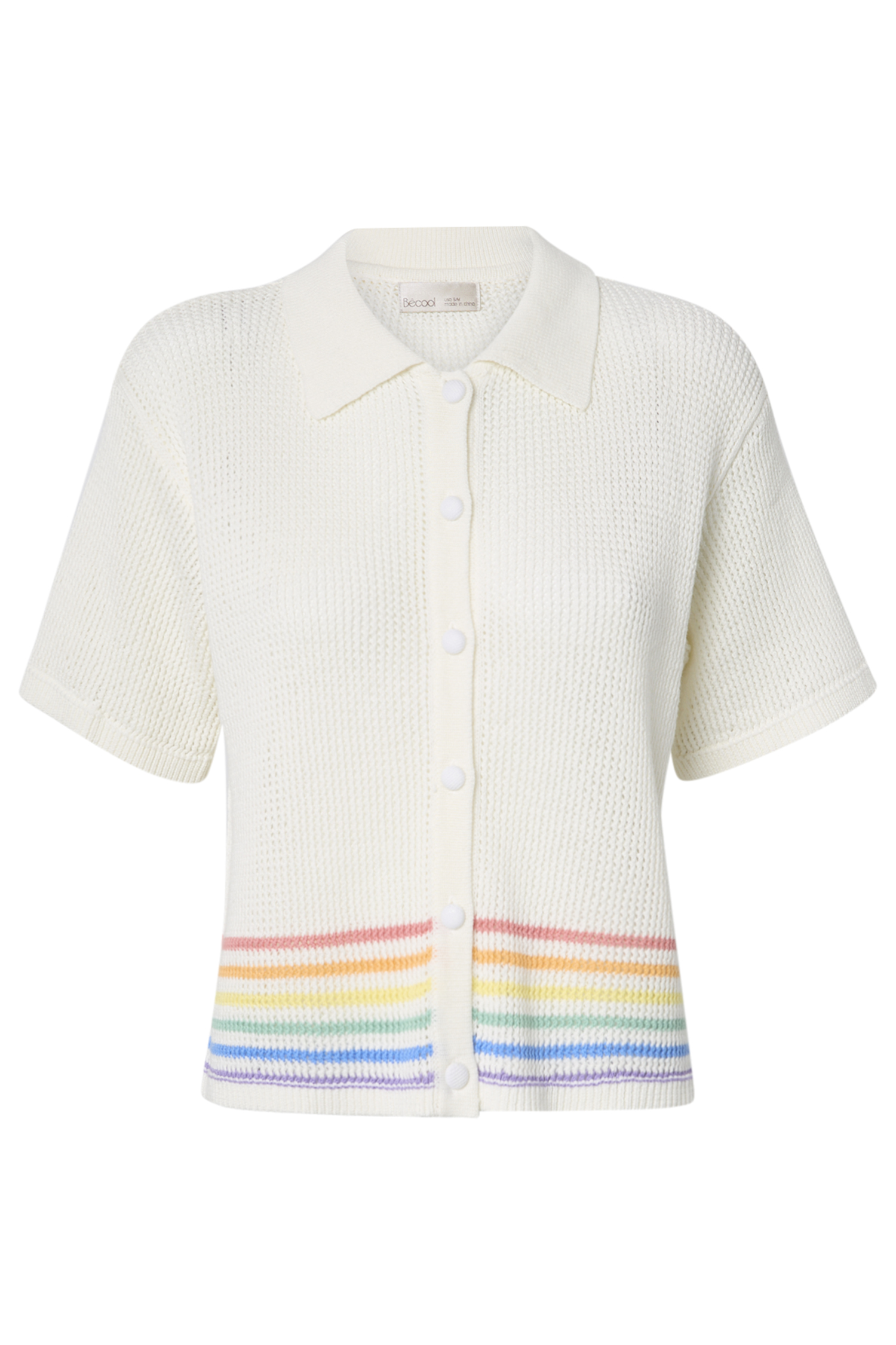 Crochet Rainbow Top