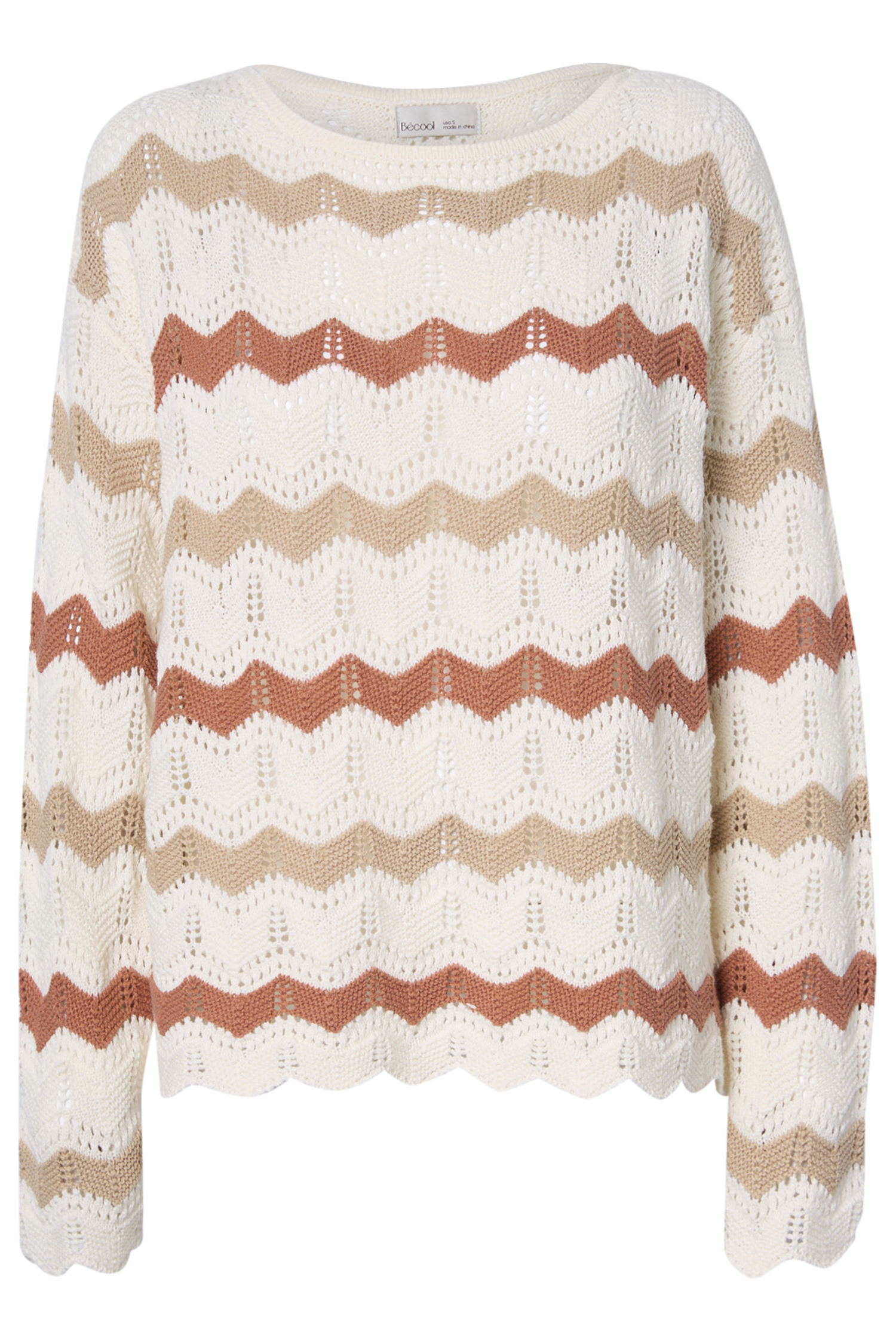 Chevron Crochet Pullover