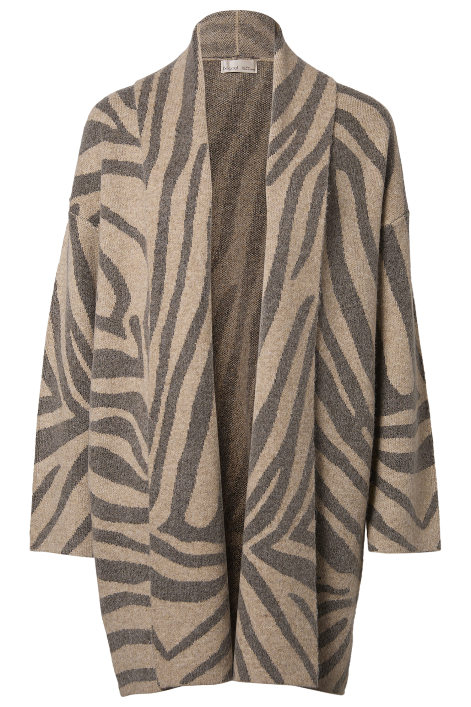 Zebra Print Cardigan