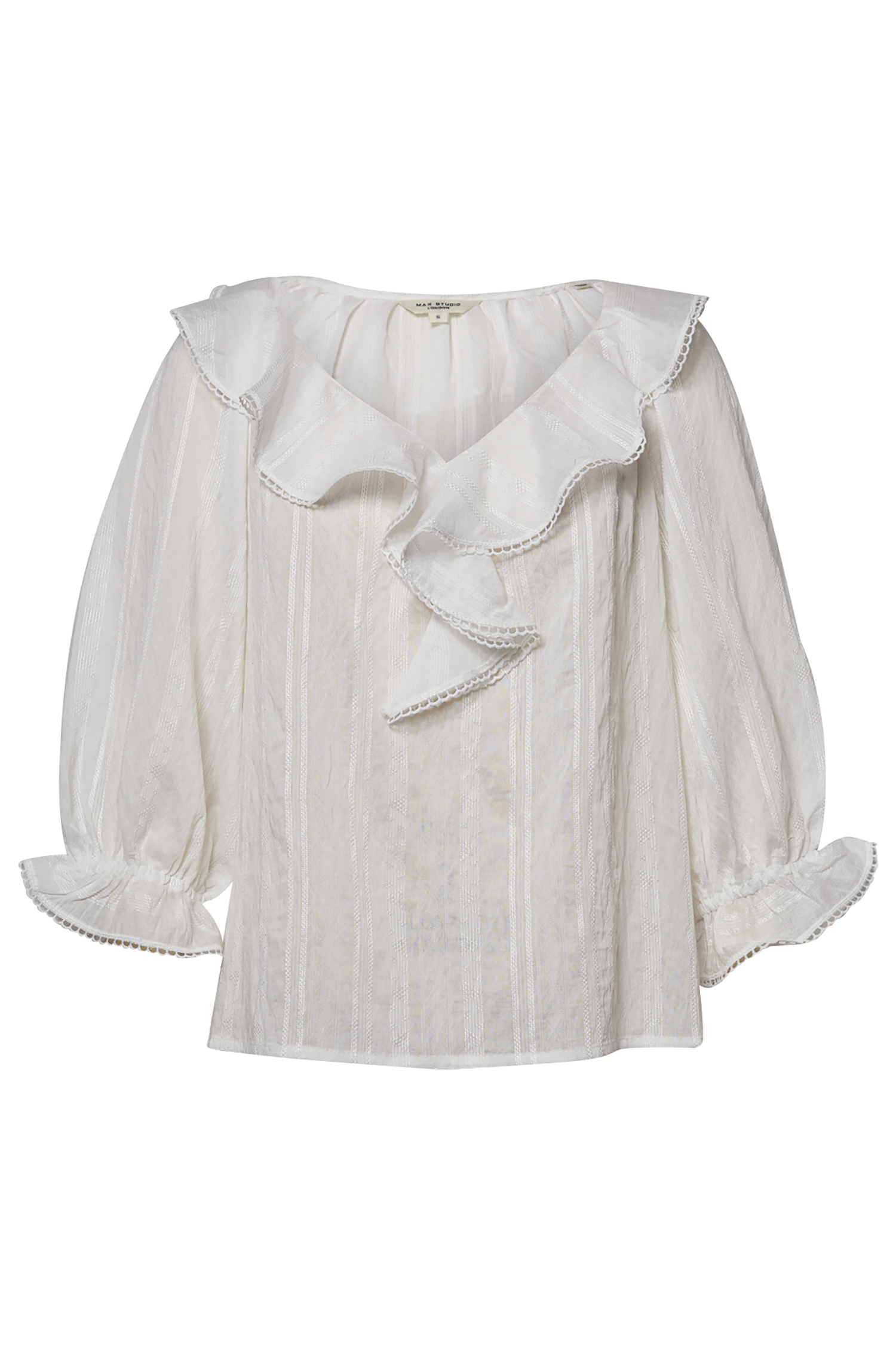 Ruffled Front Blouse