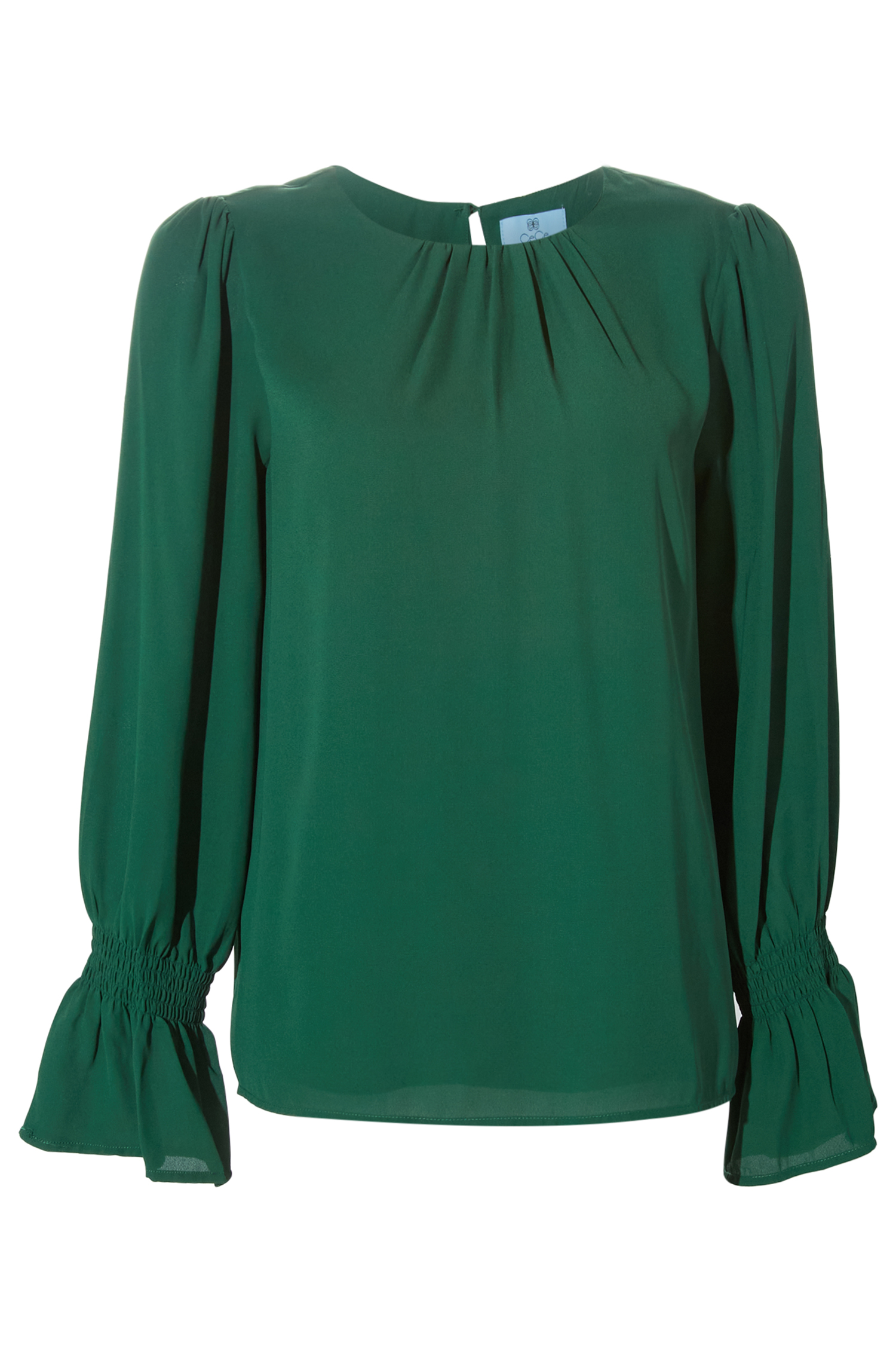 Smocked Cuff Blouse