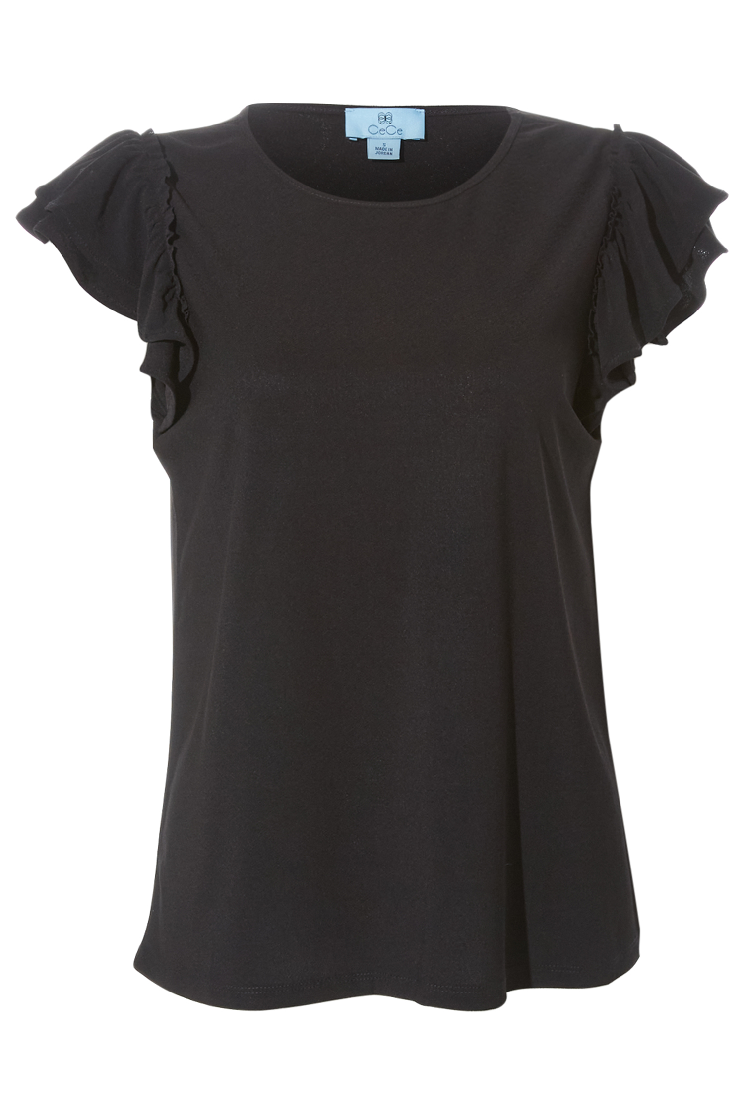 Double Ruffle Sleeve Top