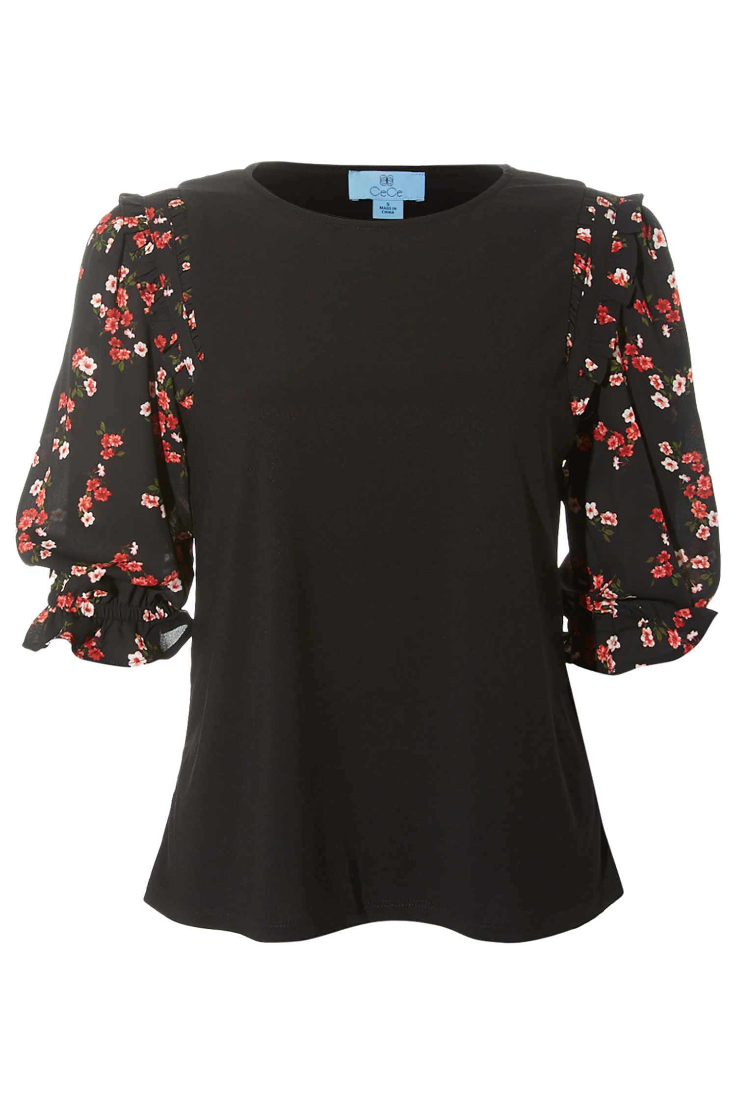 Ruffle Trim Top