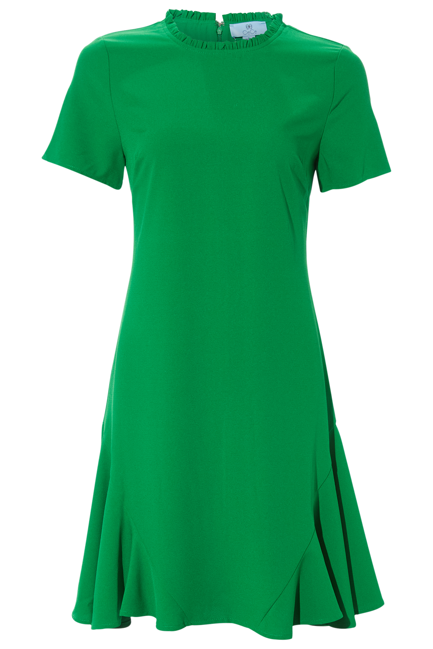 Ruffle Neck Dress