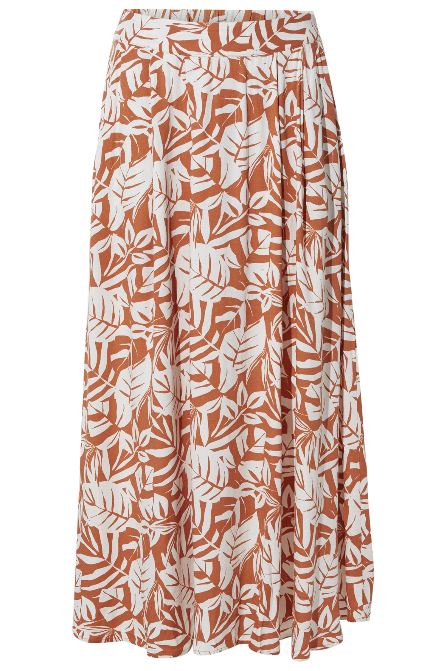 Printed Midi Skirt