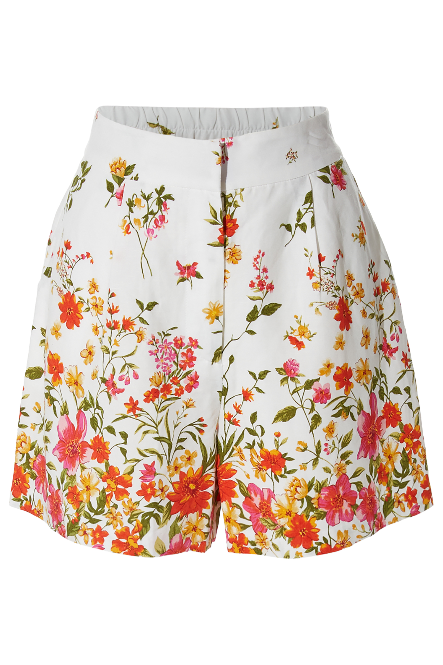 Floral Border Shorts