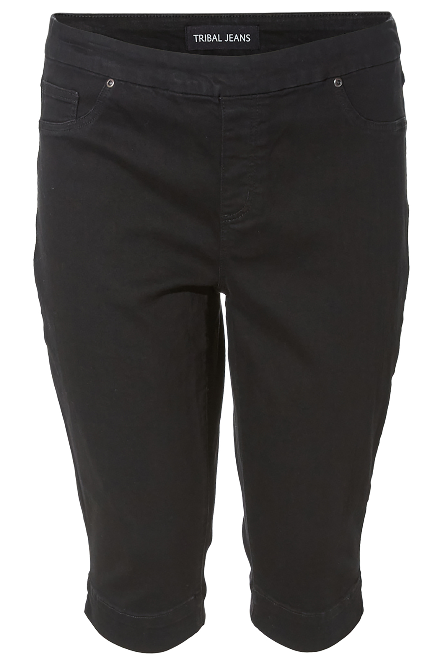 Tribal High Rise Pull On Capris