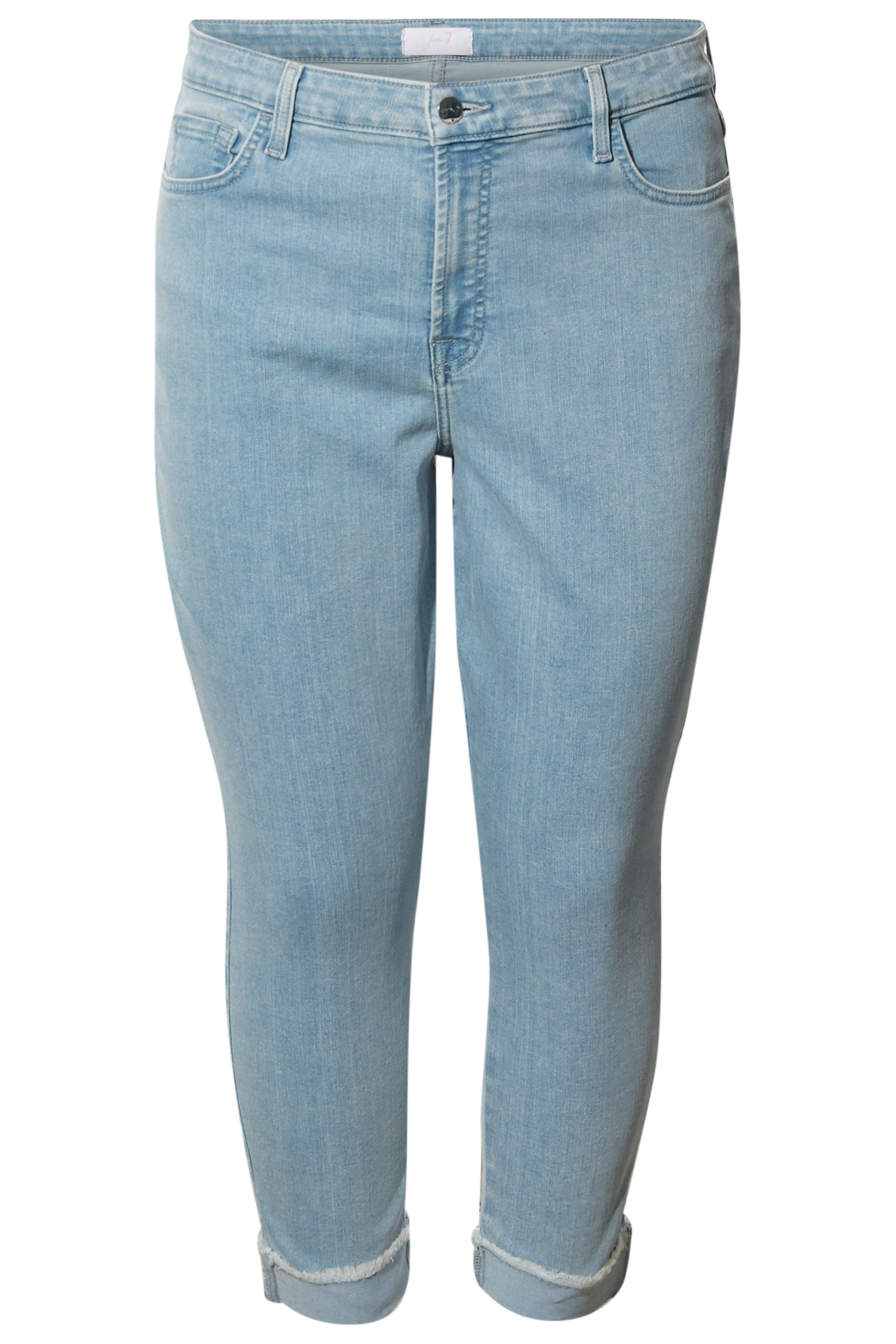 Jen7 Crop Cuffed Hem Ankle Jean