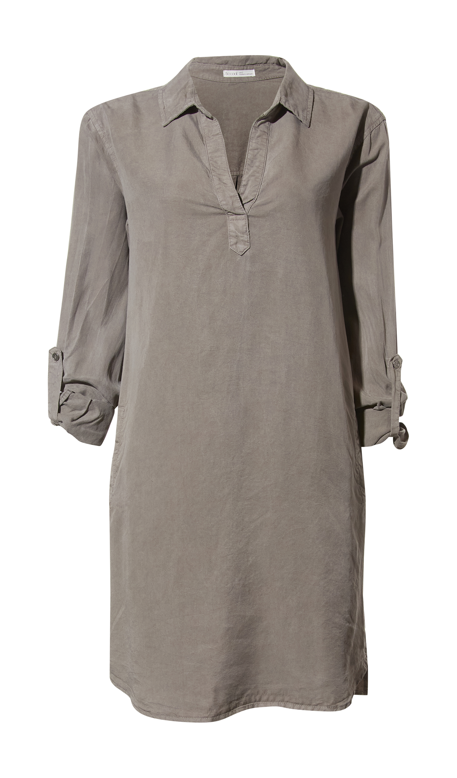 Collared Shirt Dress