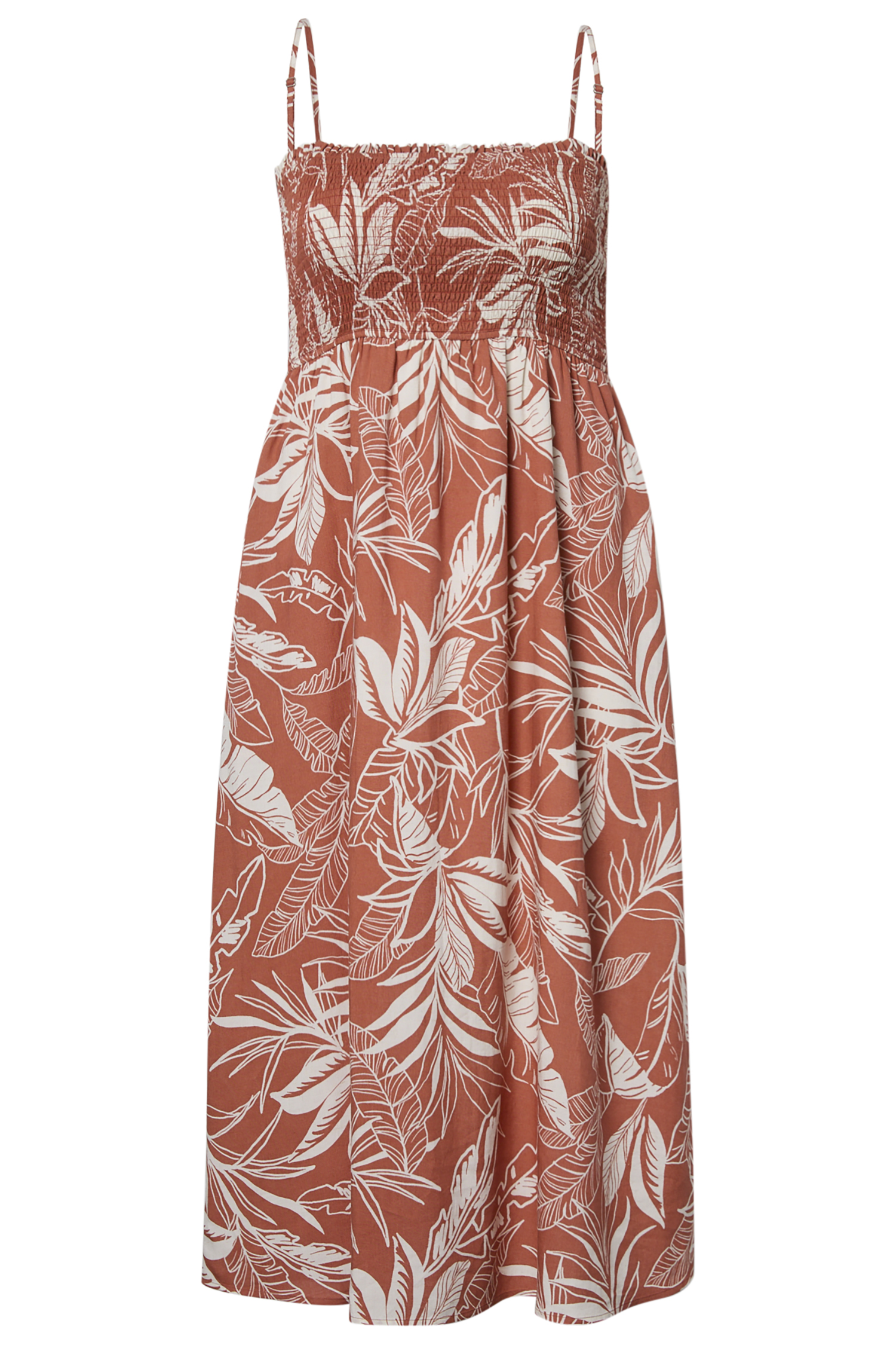 Tropical Print Dress
