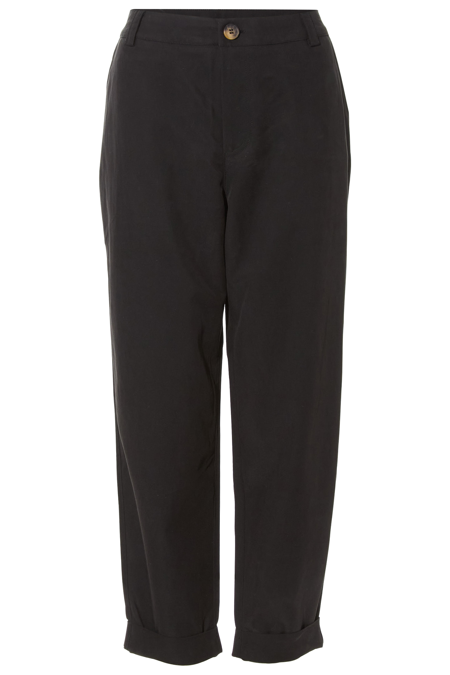 High Rise Cuffed Trousers