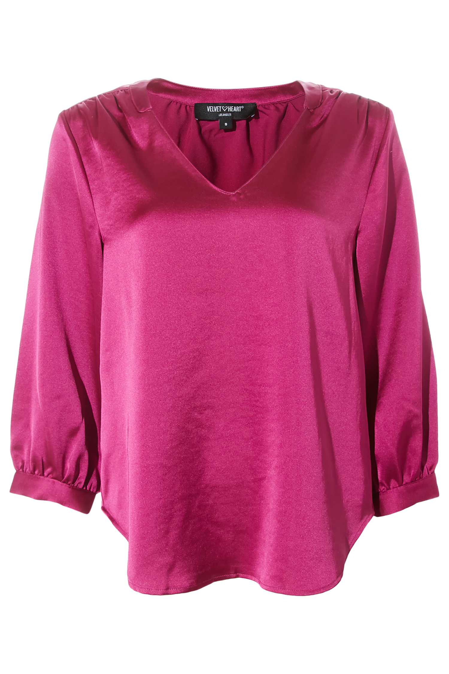 Velvet Heart Satin Blouse