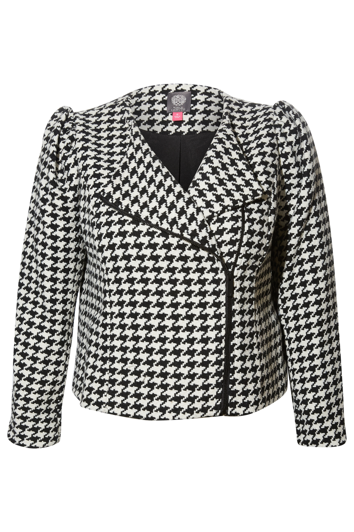 Puff Sleeve Moto Jacket