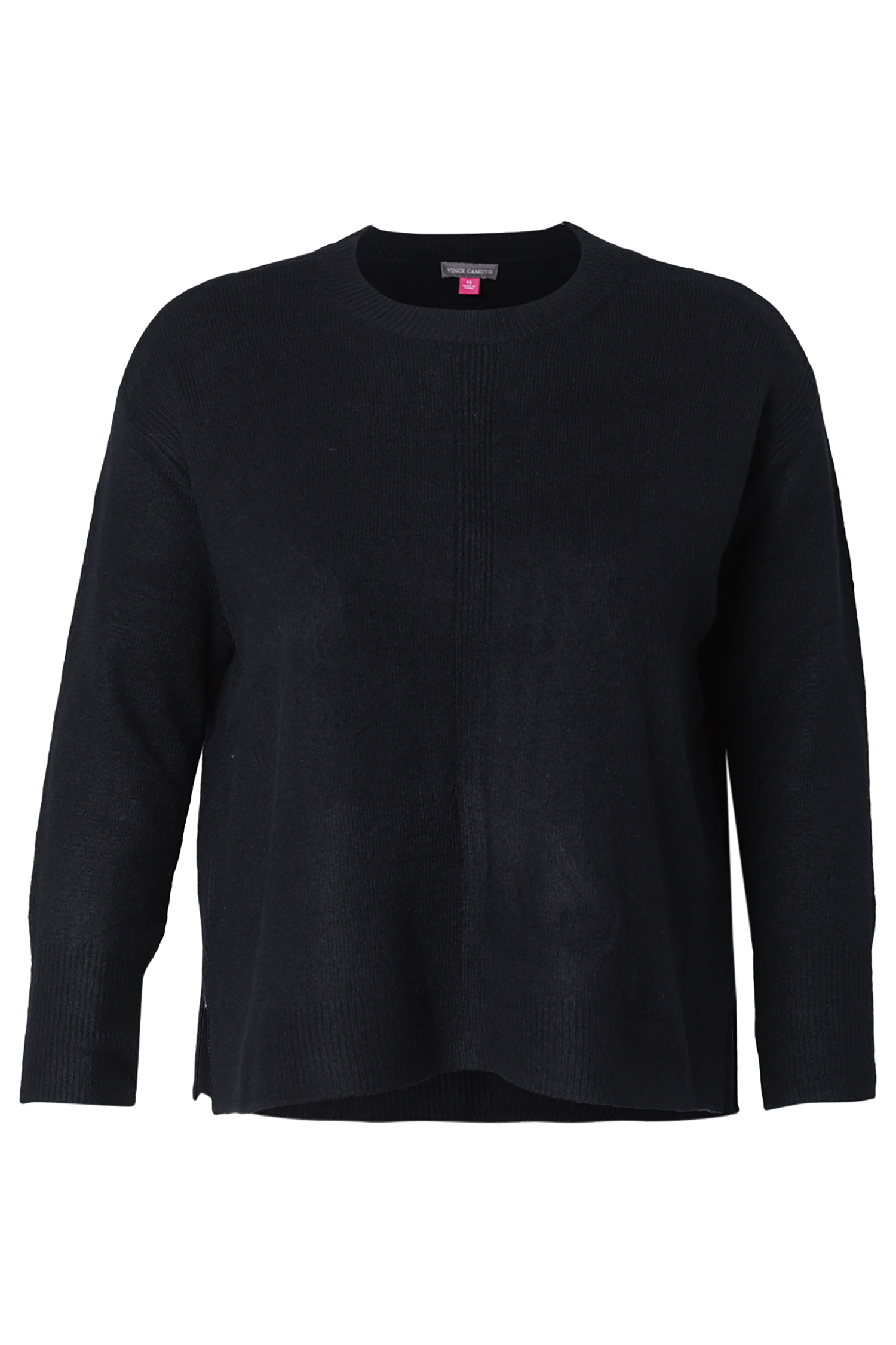 Crew Neck Rib Knit Sweater