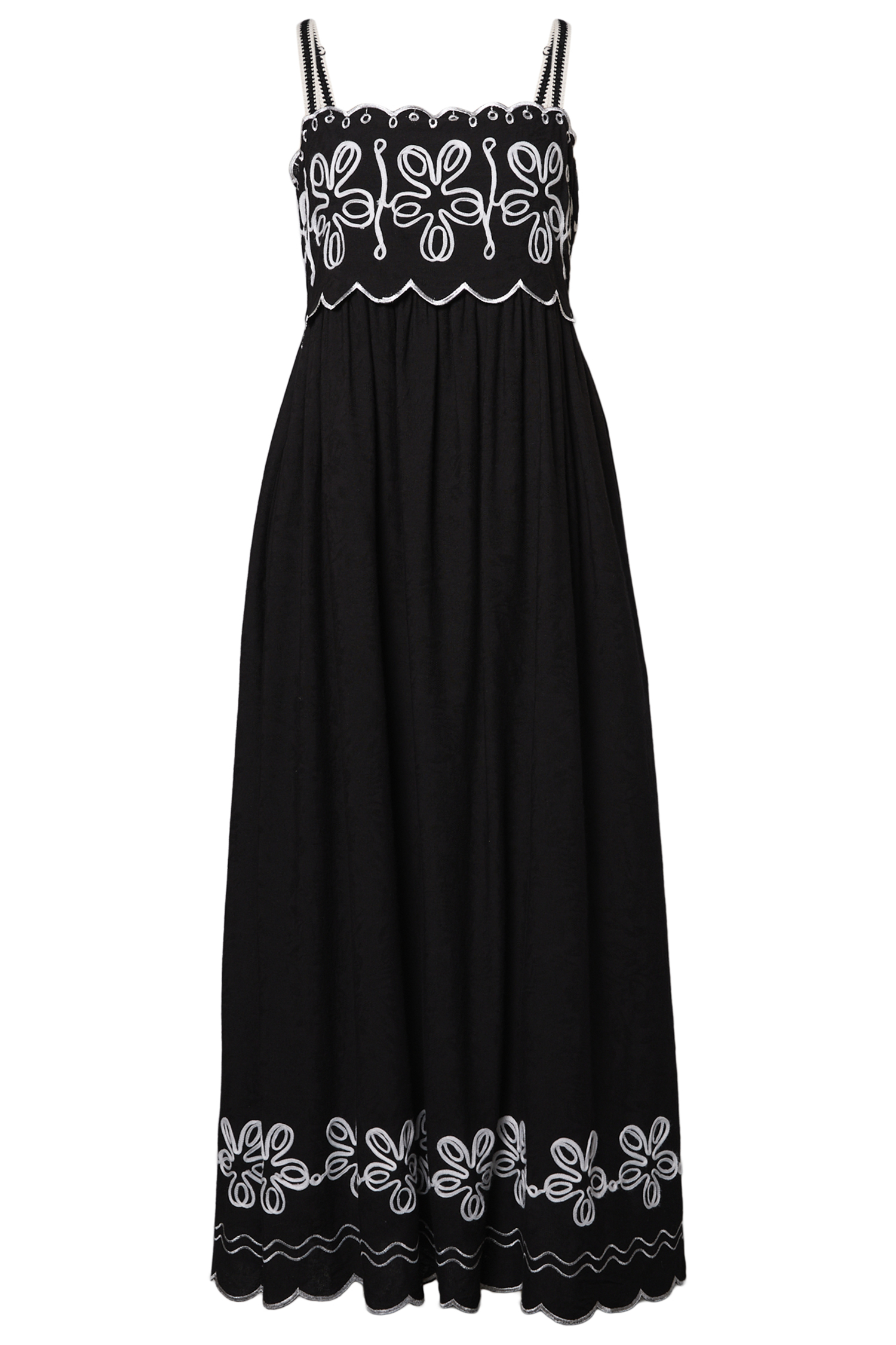 Embroidered Maxi Dress