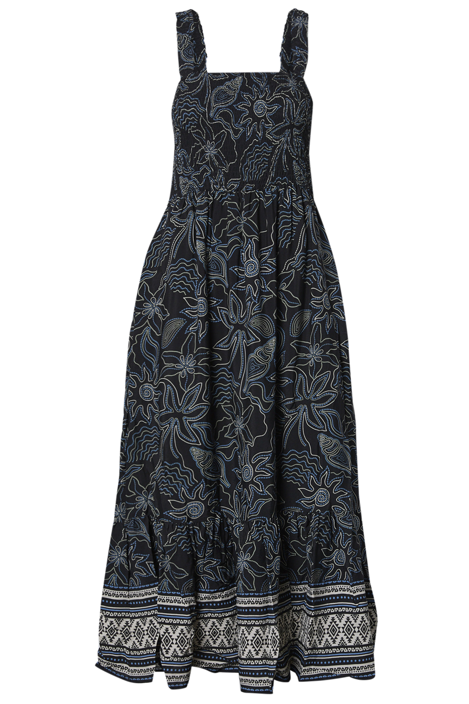 Tribal Printed Sleeveless Dress