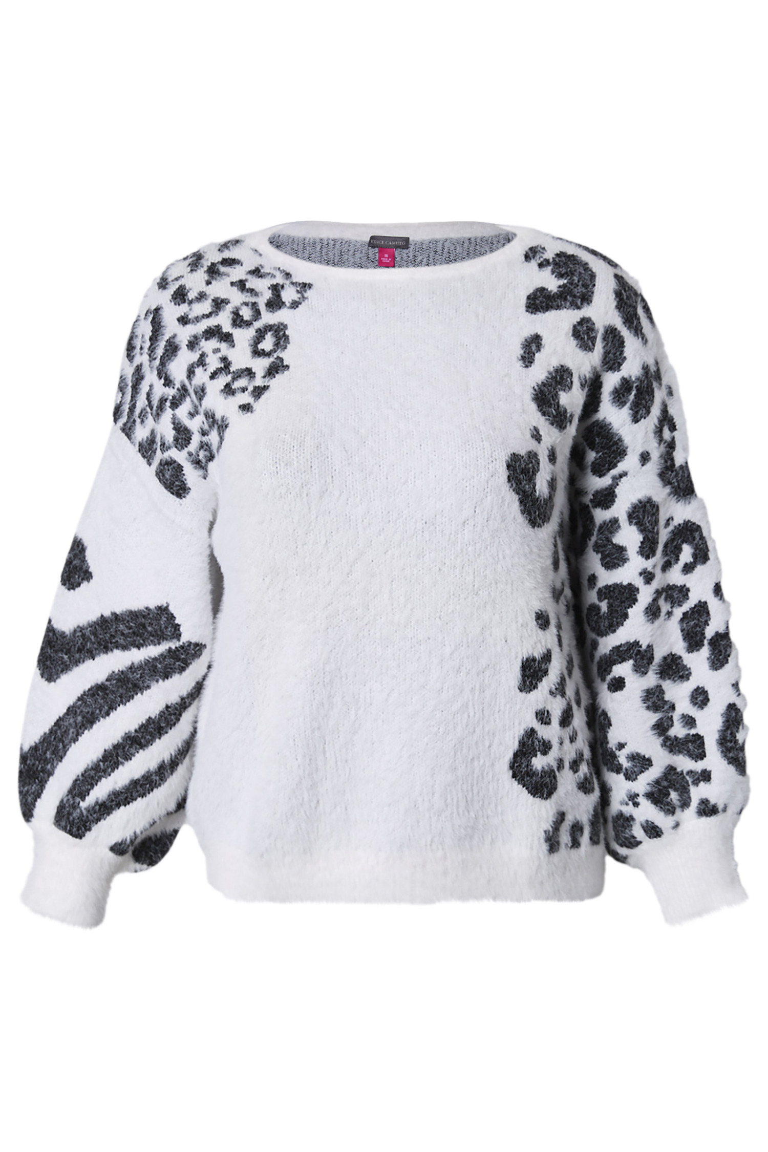 Mixed Animal Print Sweater