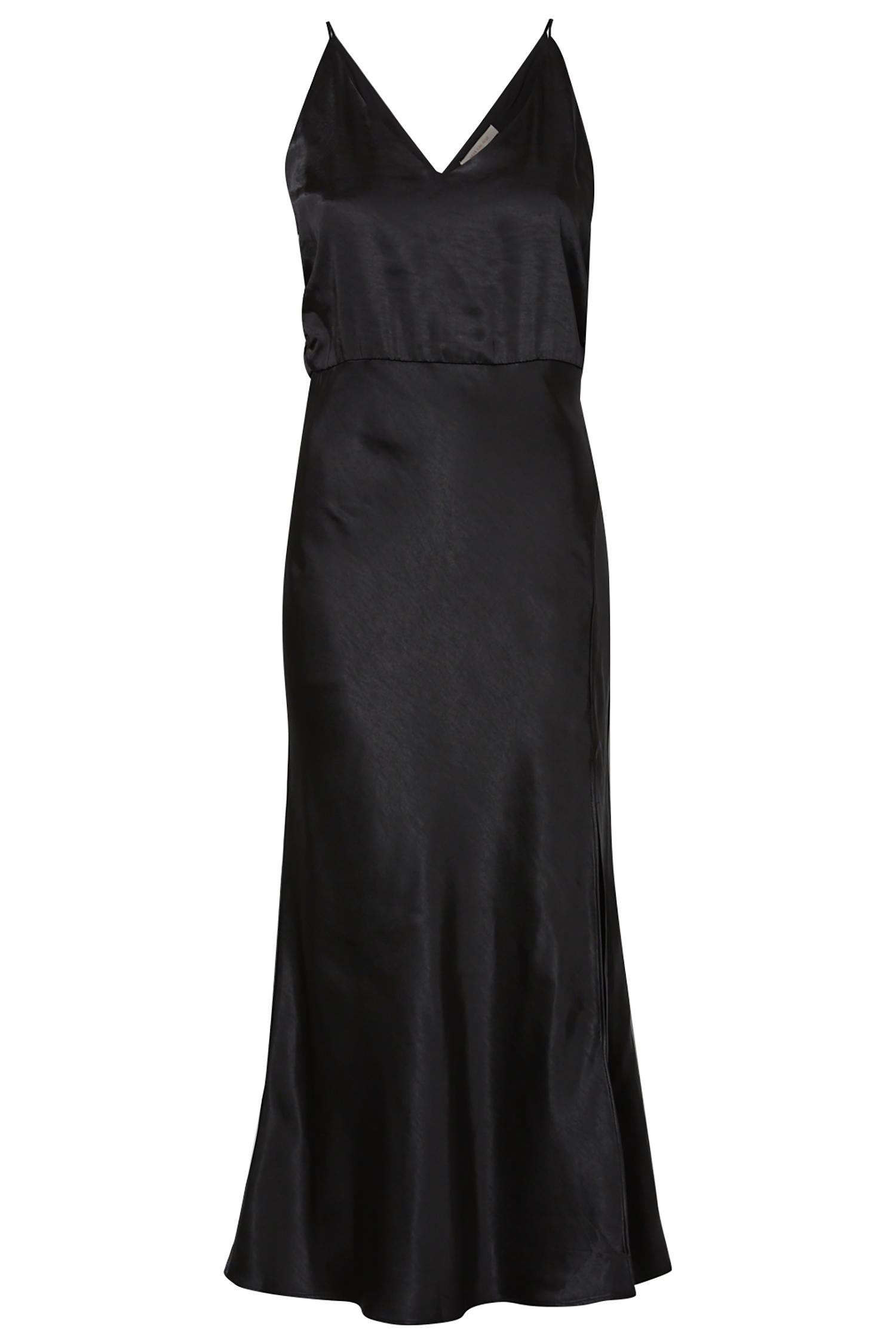 Satin Sleeveless Maxi Dress
