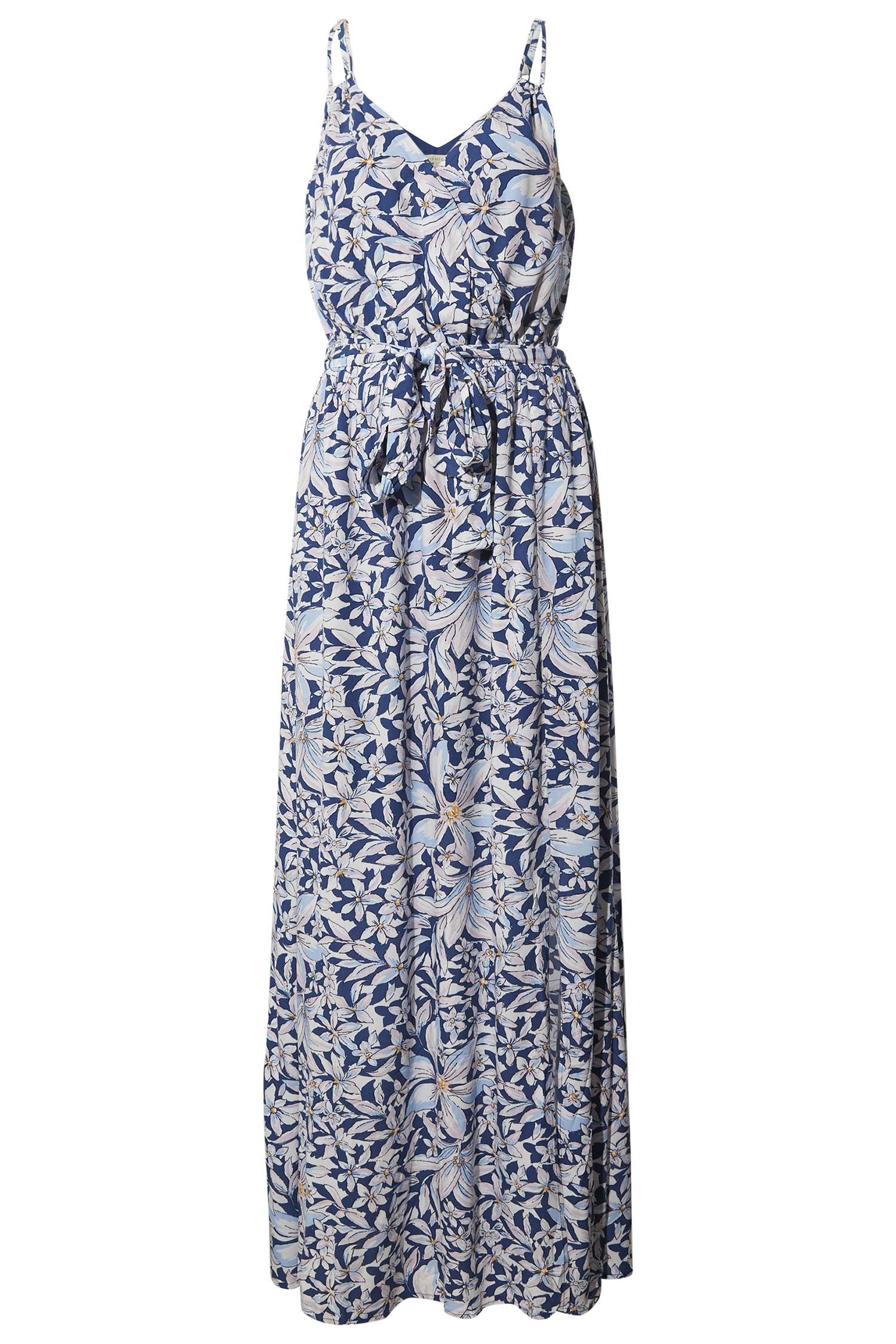 Floral Maxi Wrap Dress