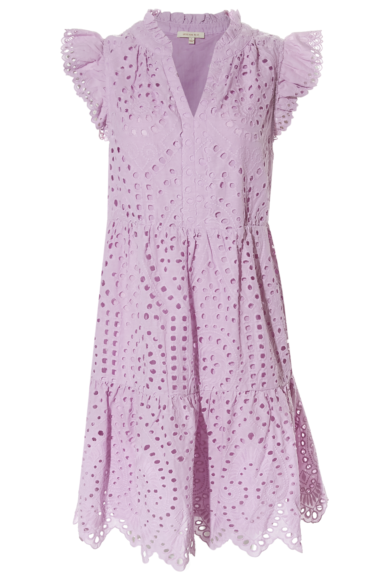 Eyelet Mini Dress