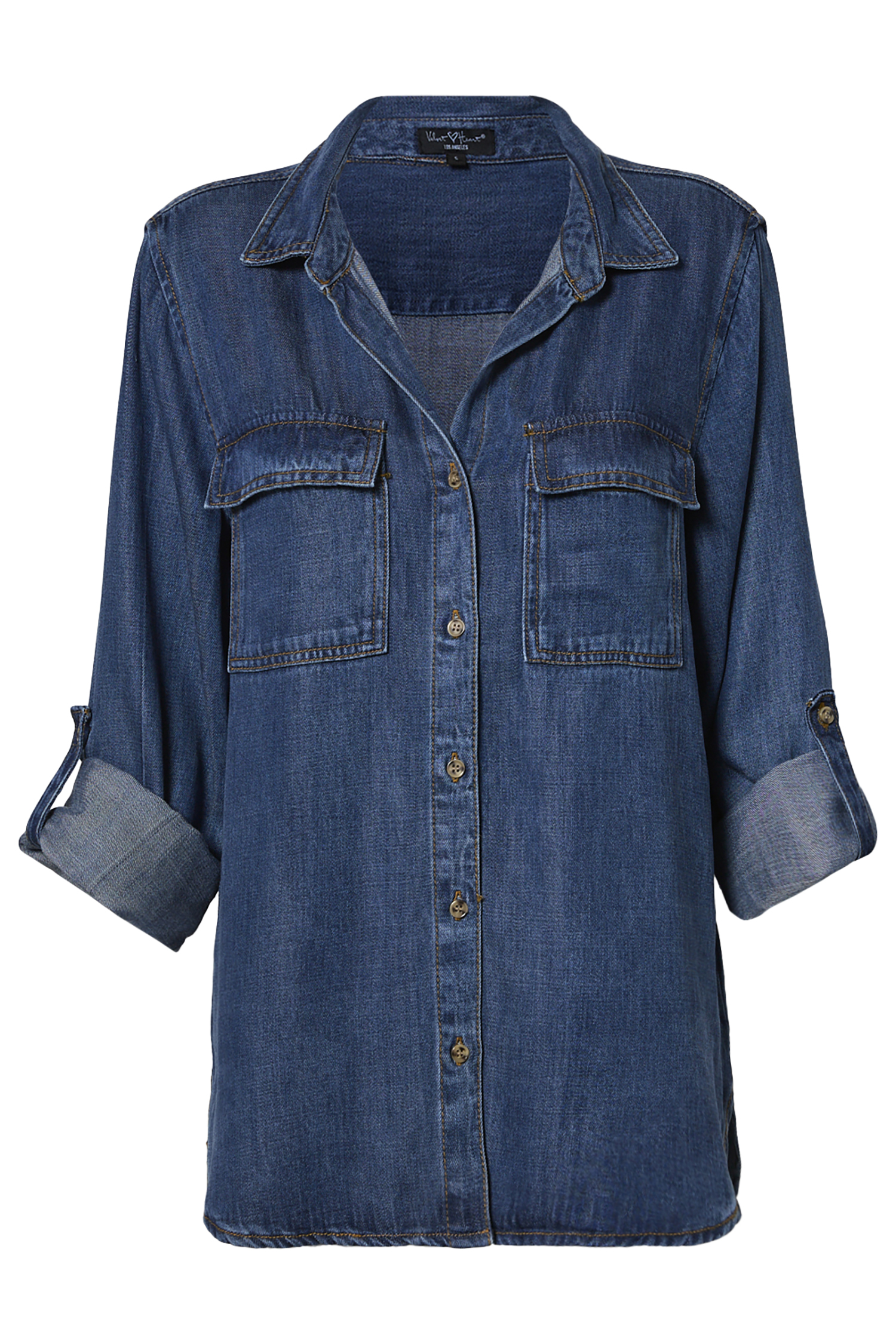 Velvet Heart Denim Top