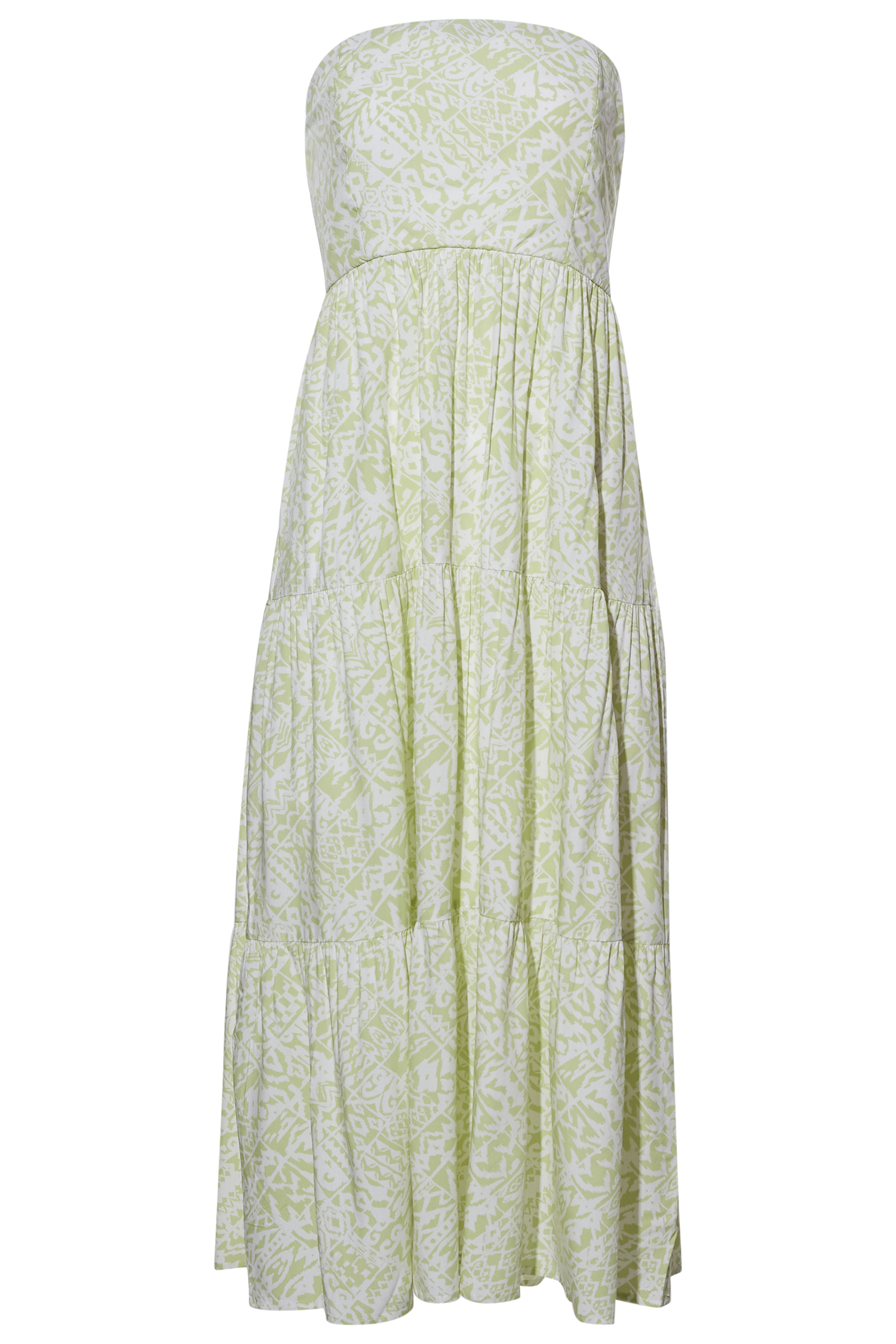Tiered Sleeveless Midi Dress