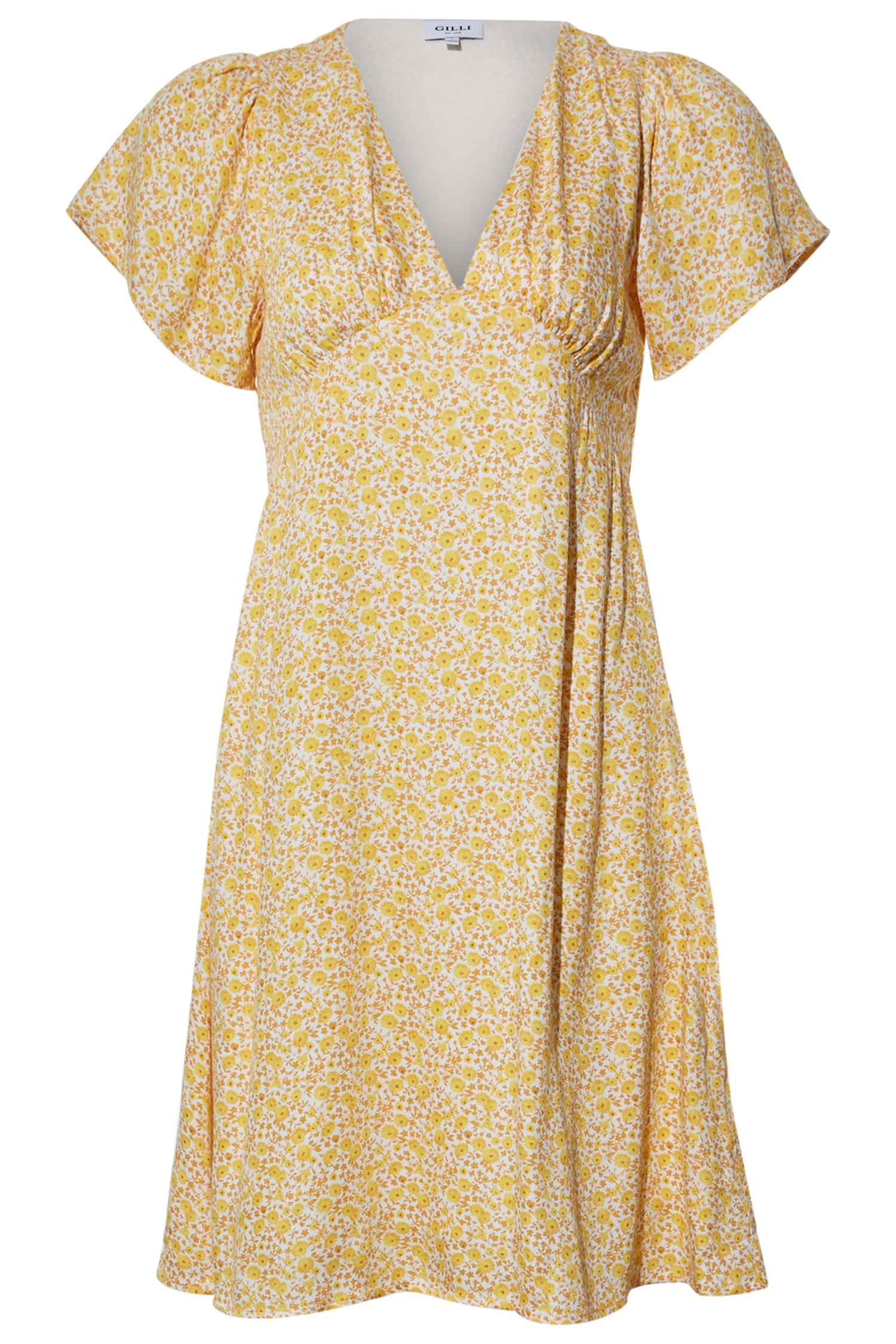 Back Tie Floral Dress