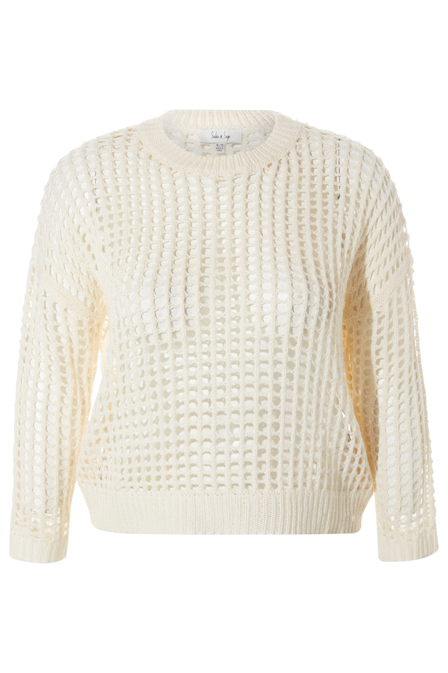 Open Knit Pullover