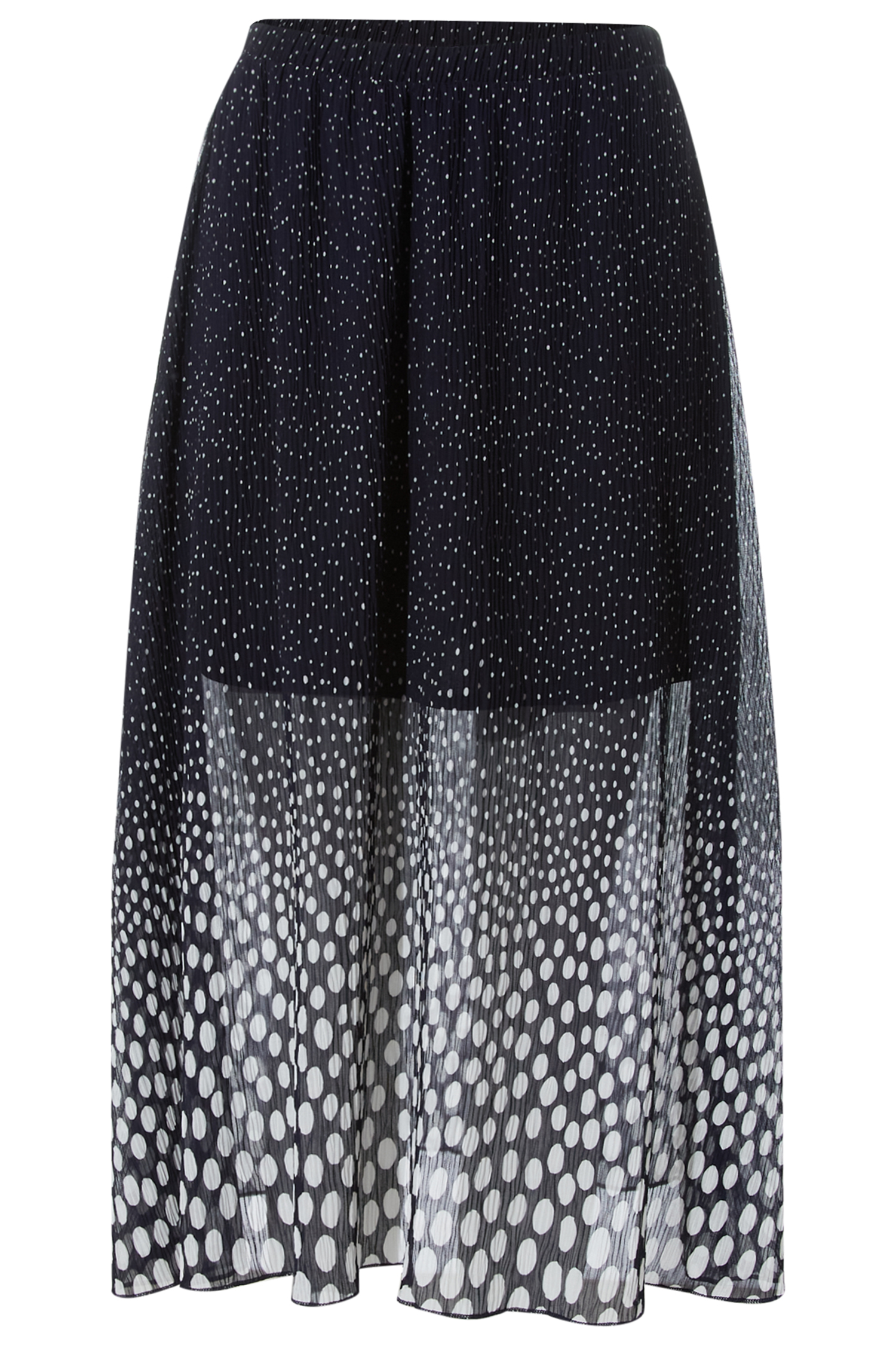 Pleated Midi Skirt