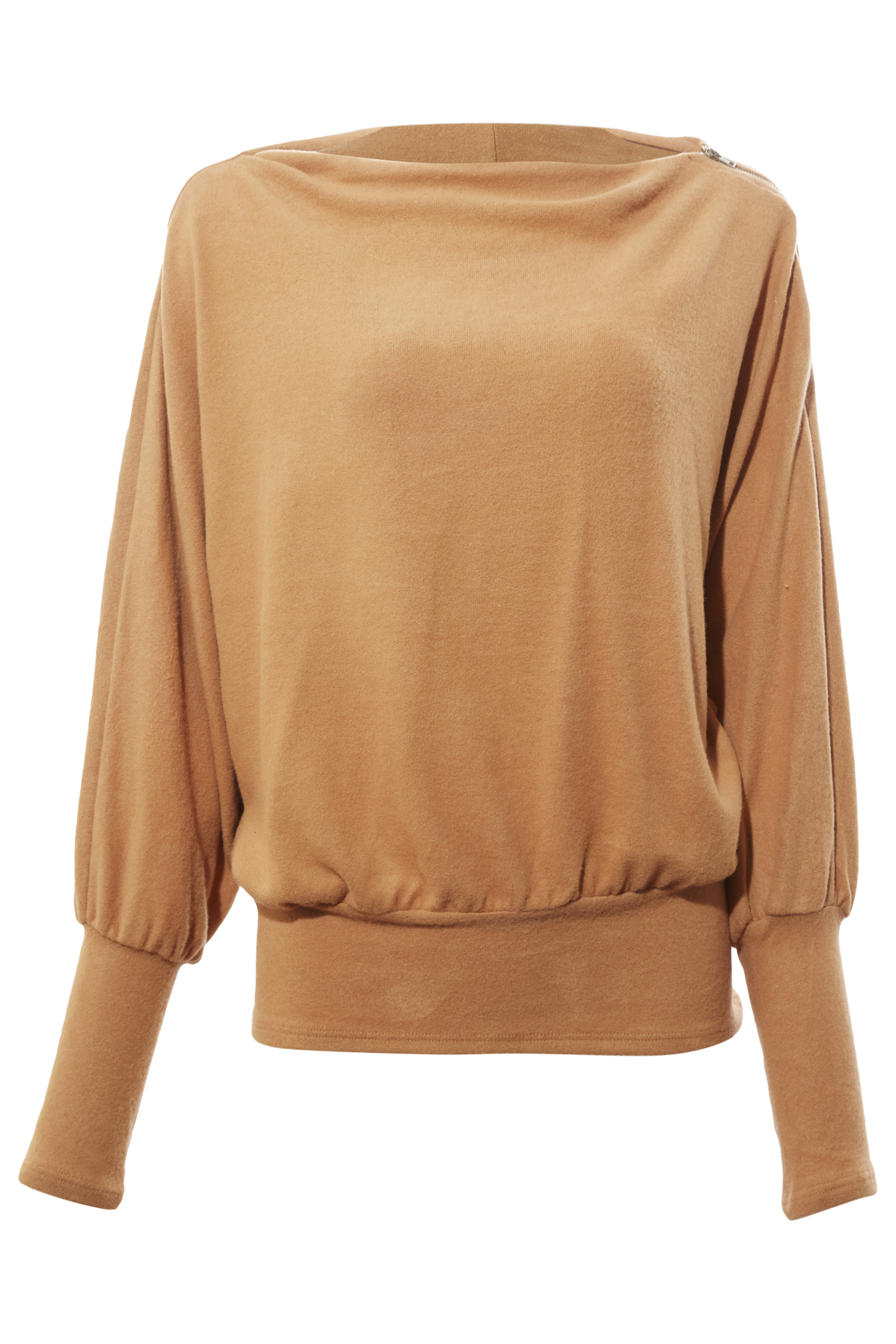 Long Sleeve Boat Neck Top