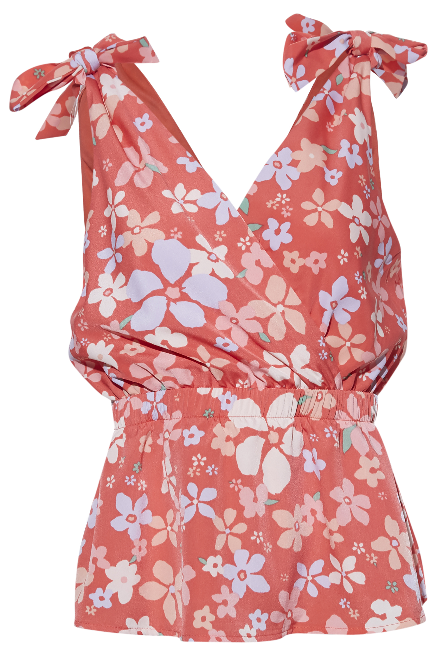 Sleeveless Tie Strap Top