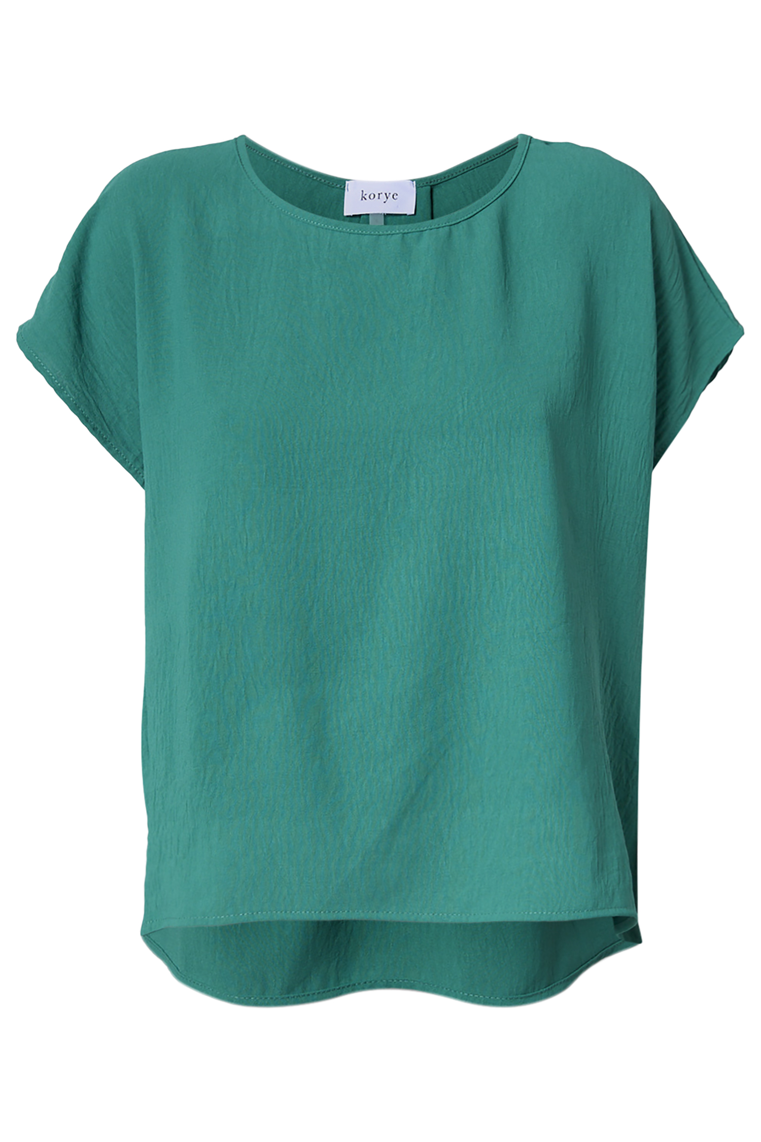 Back Pleat Cross Over Top