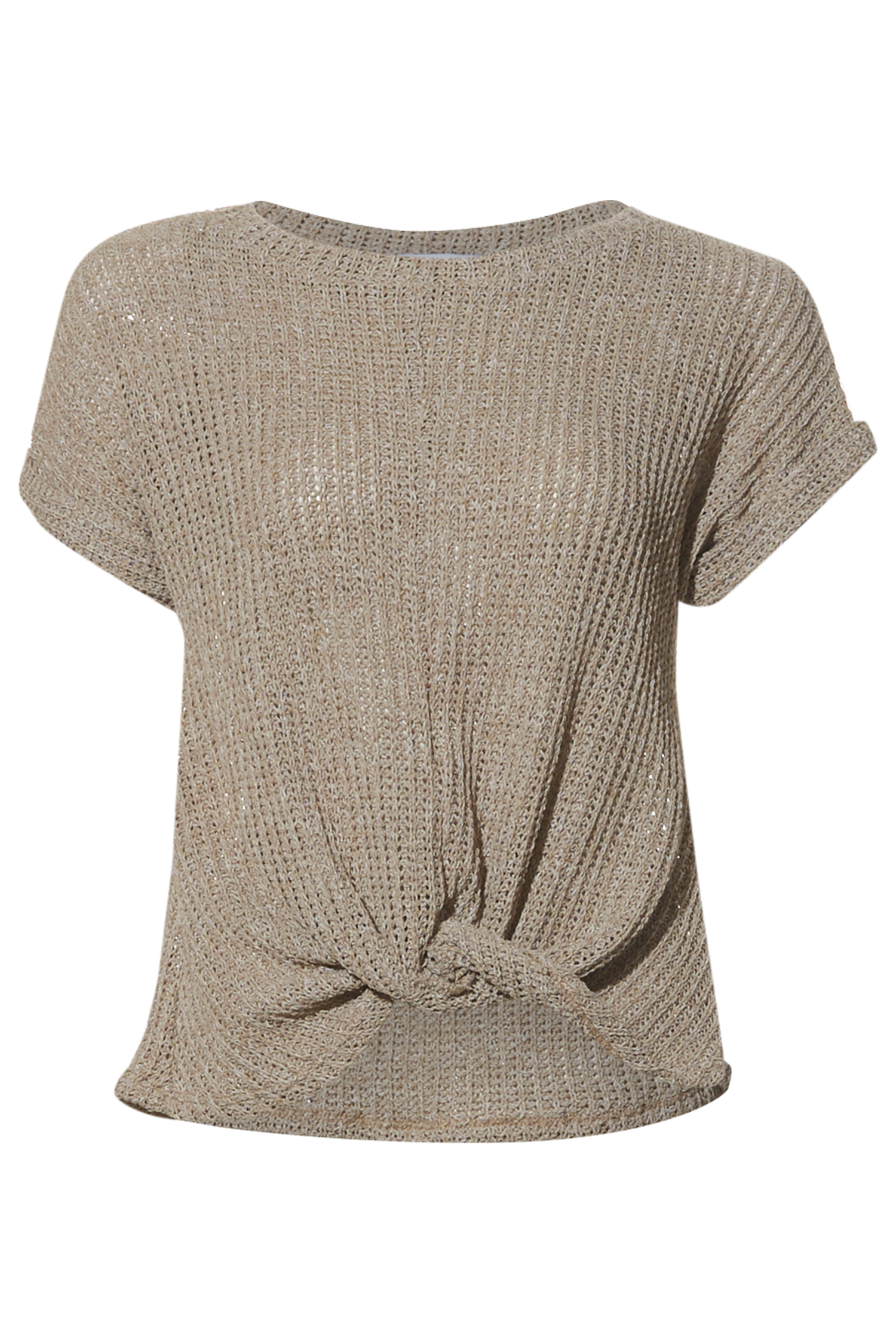 Short Sleeve Front Twist Top