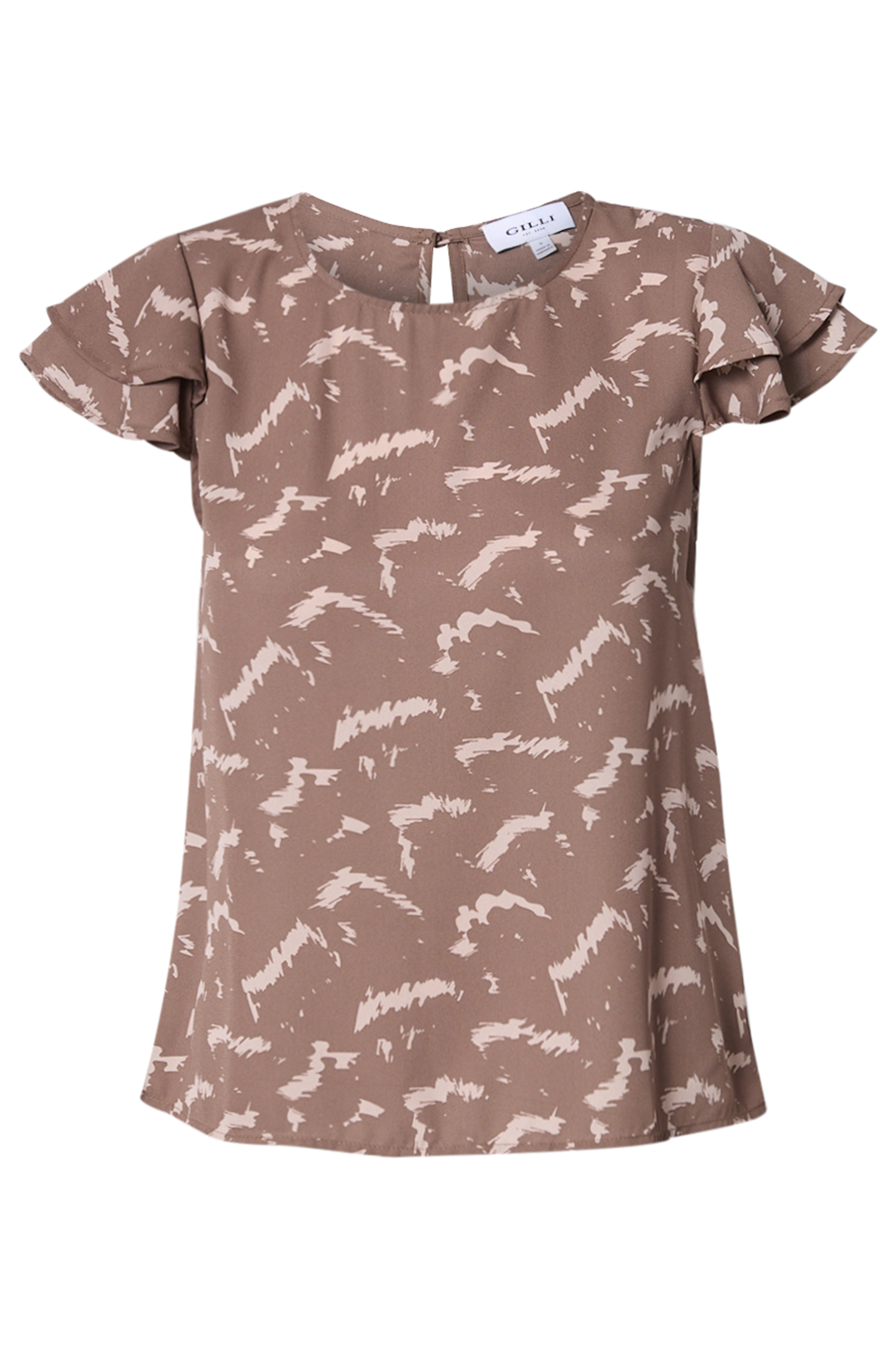 Double Ruffle Sleeve Top