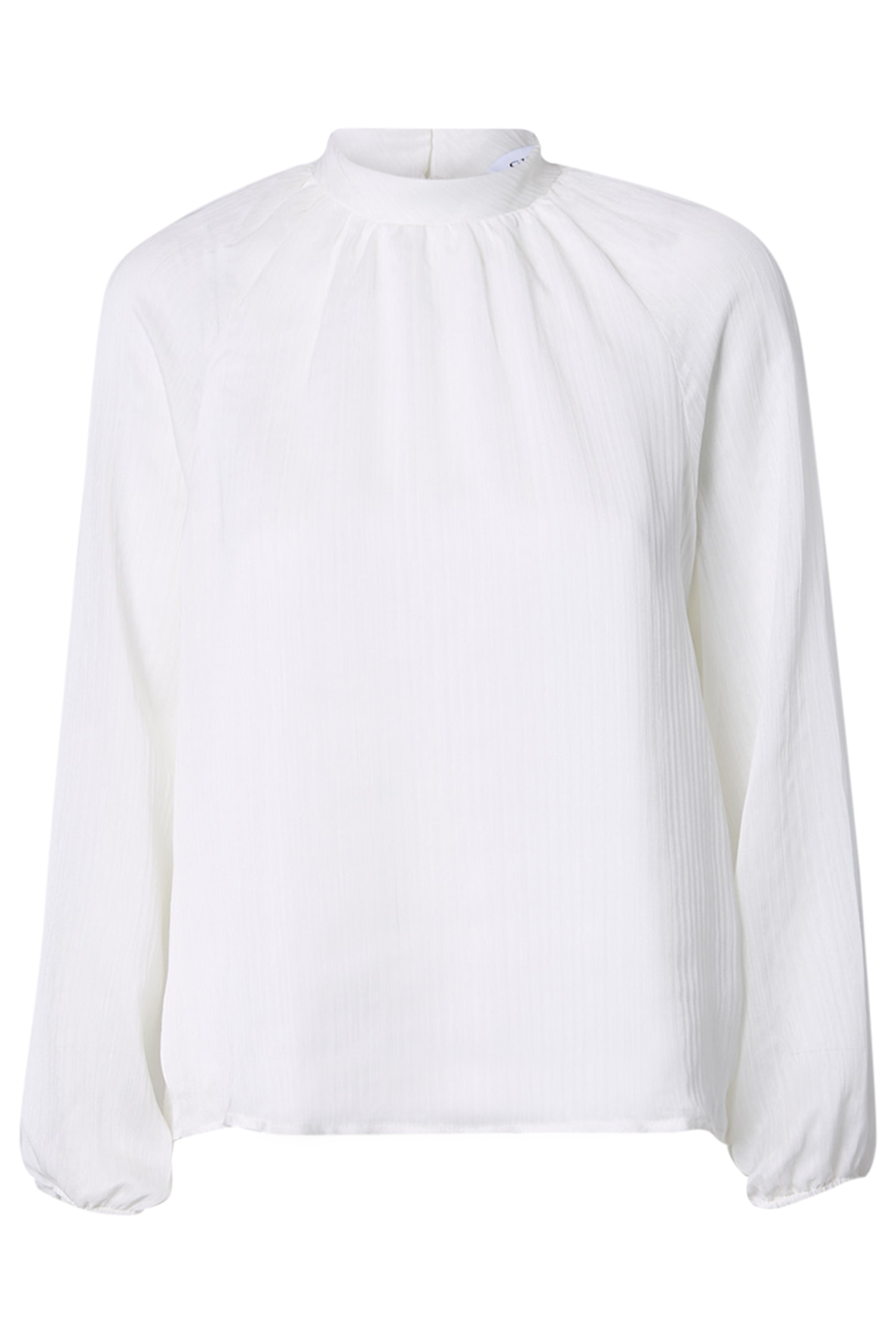 Long Sleeve Mock Chiffon Top