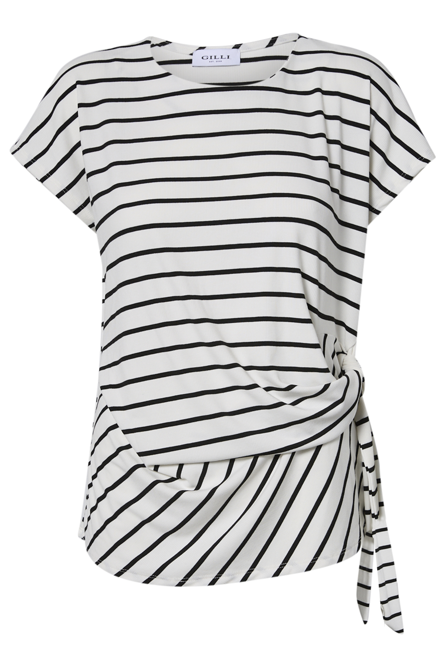 Striped Side Tie Top