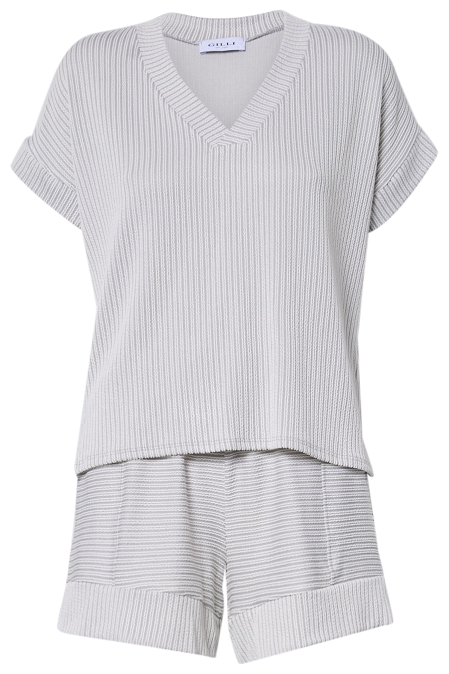 Striped Top and Short Set