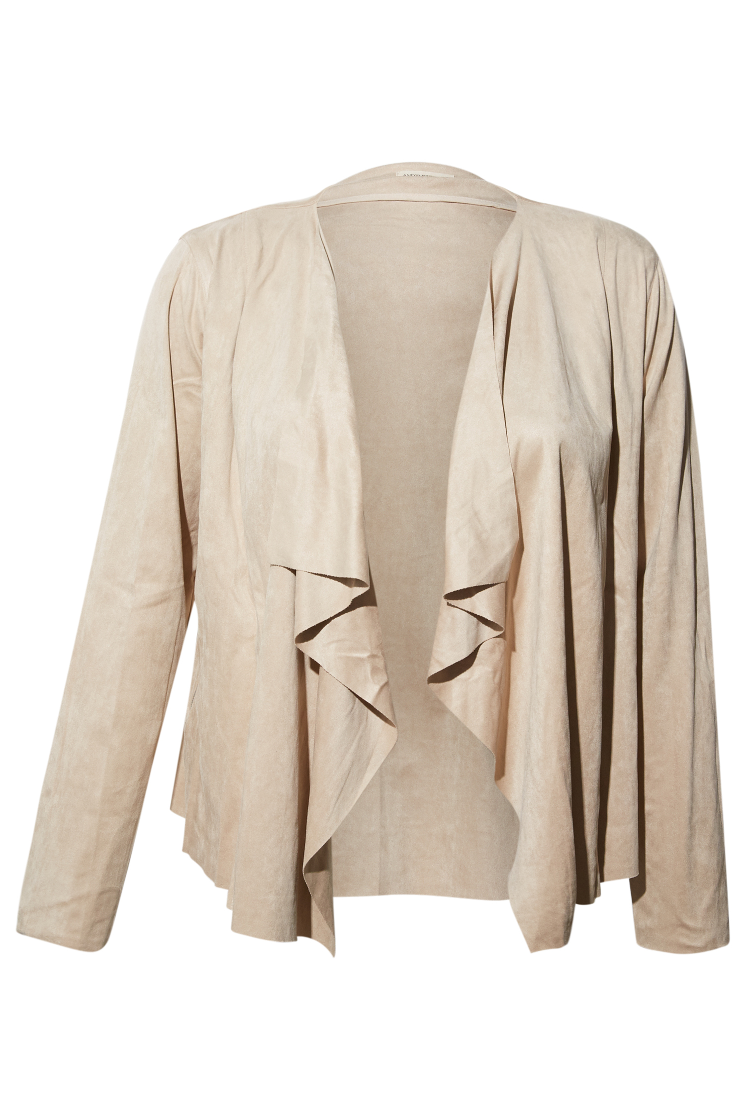 Waterfall Faux Suede Jacket