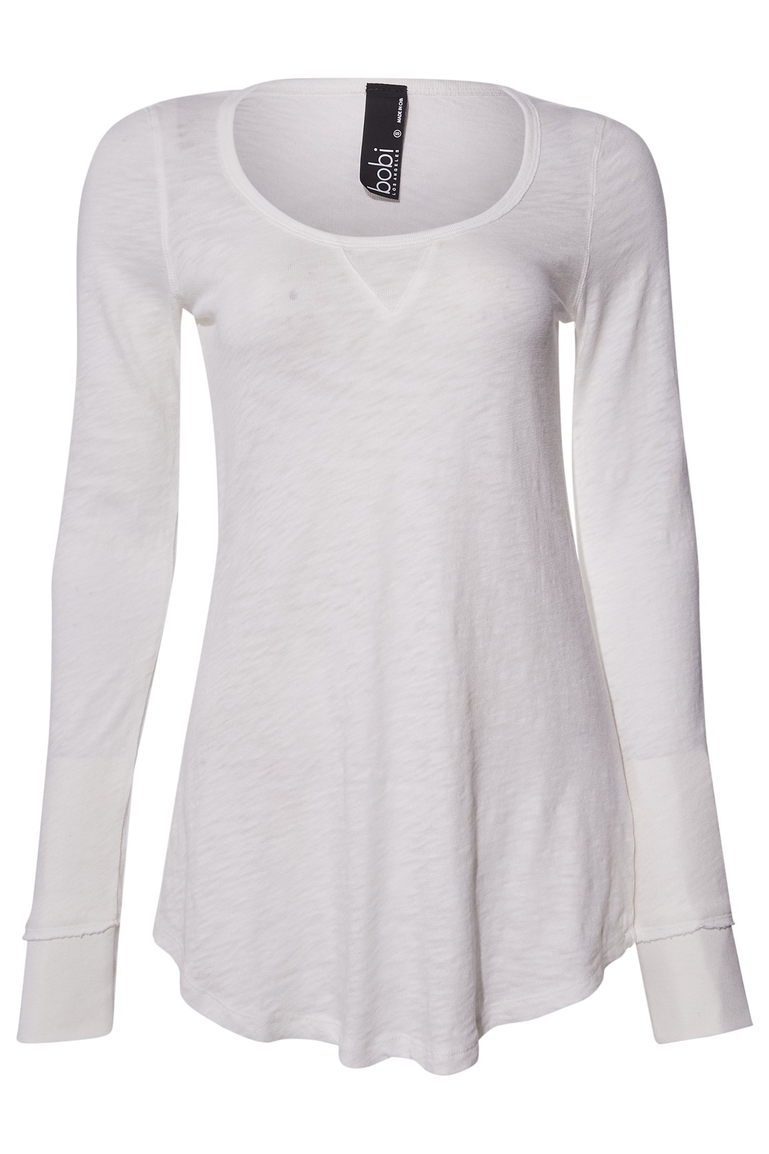 Scoop Neck Long Sleeve