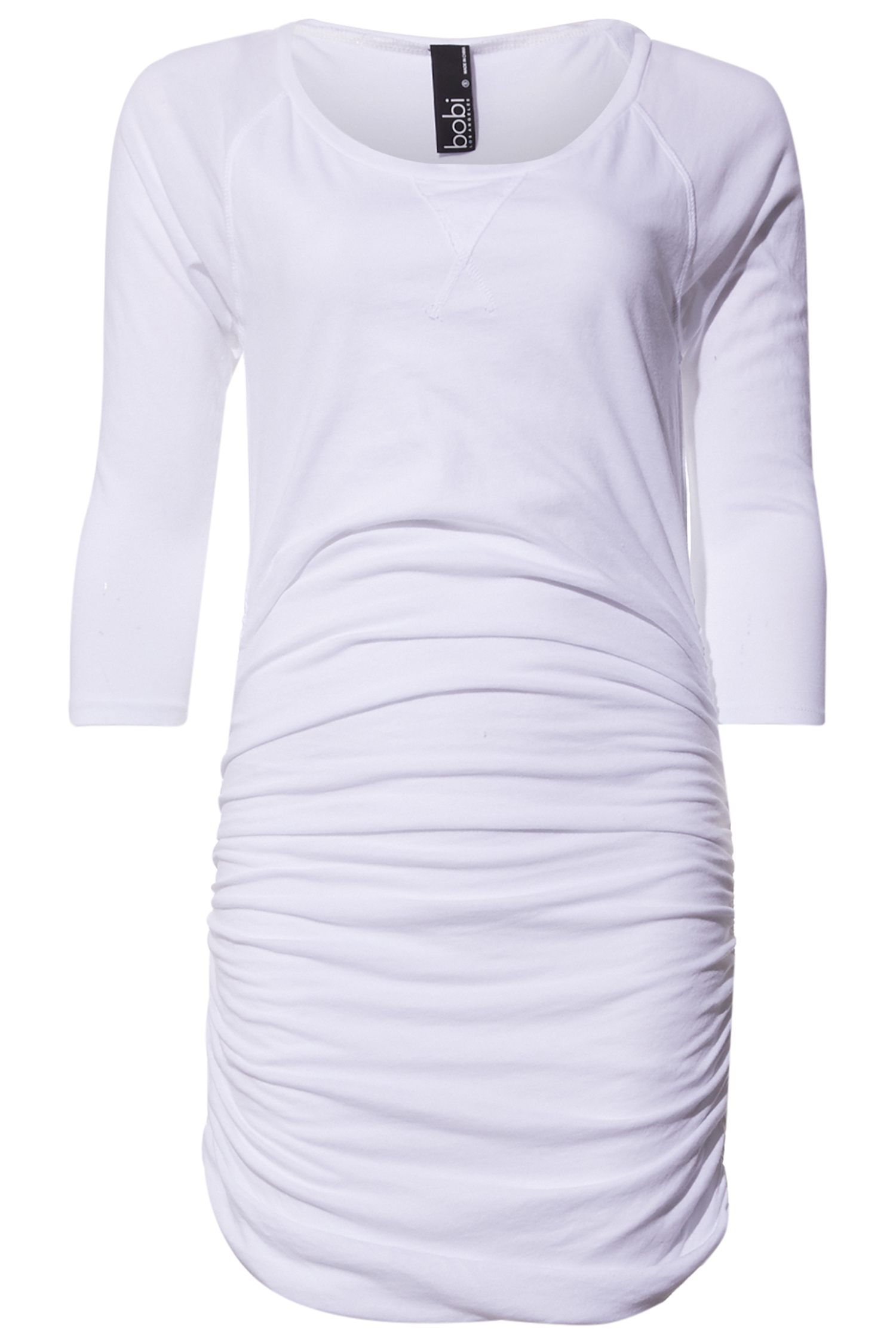 3/4 Sleeve Ruched Dress