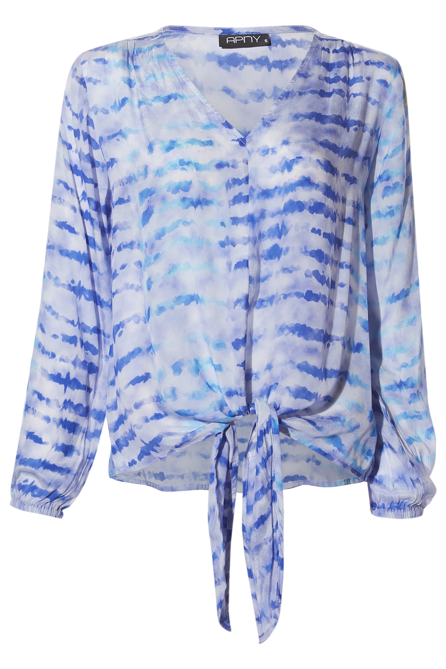 V-Neck Tie Front Top