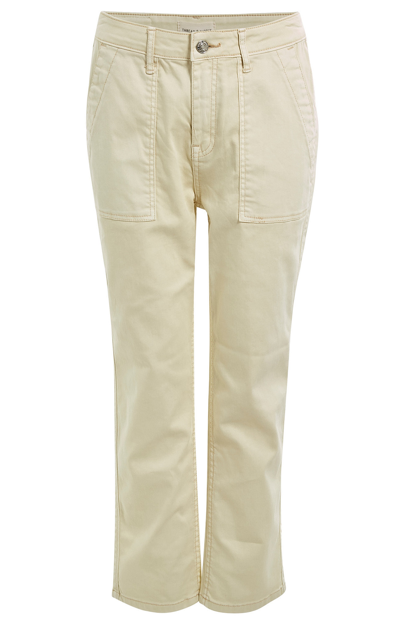 CREAM COTTON CARGO PANTS – Summer Wren