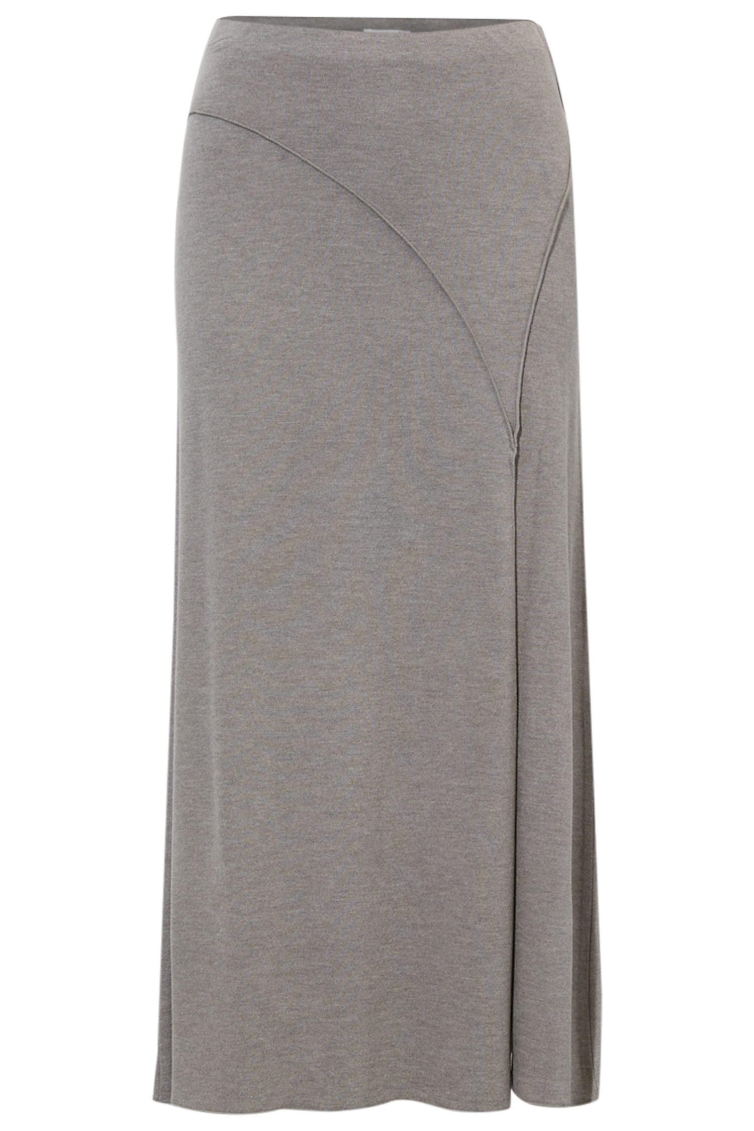 Seam Detail Midi Skirt