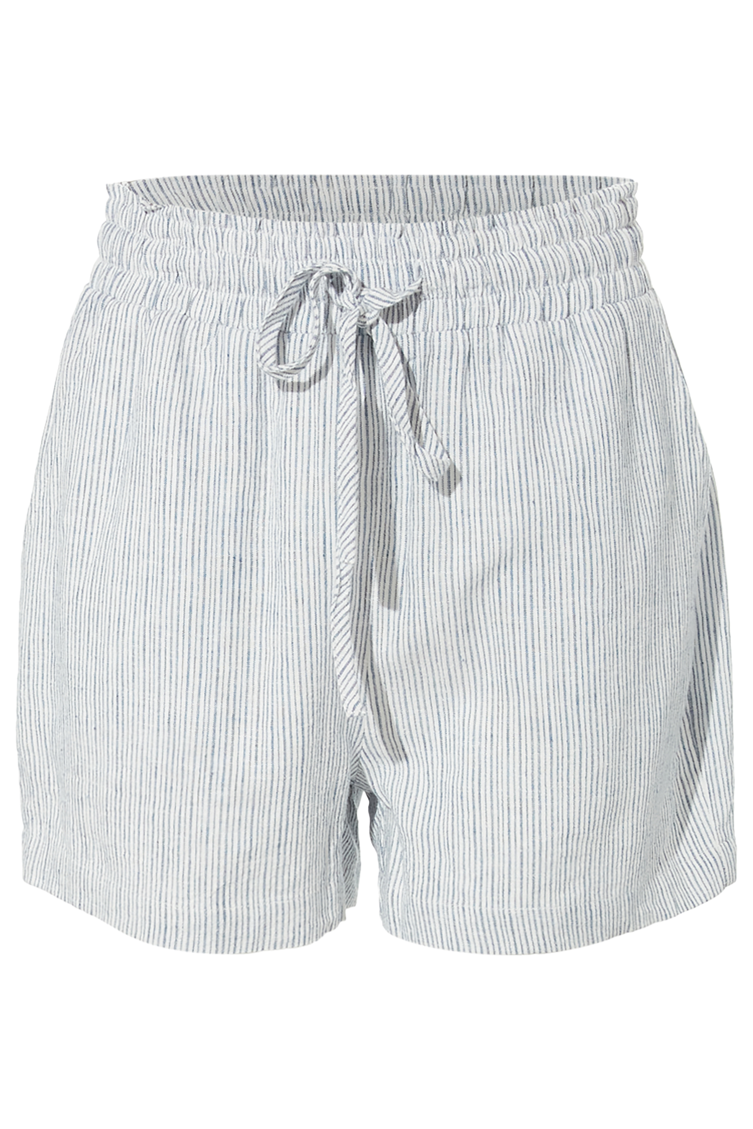 Thread & Supply Striped Linen Shorts