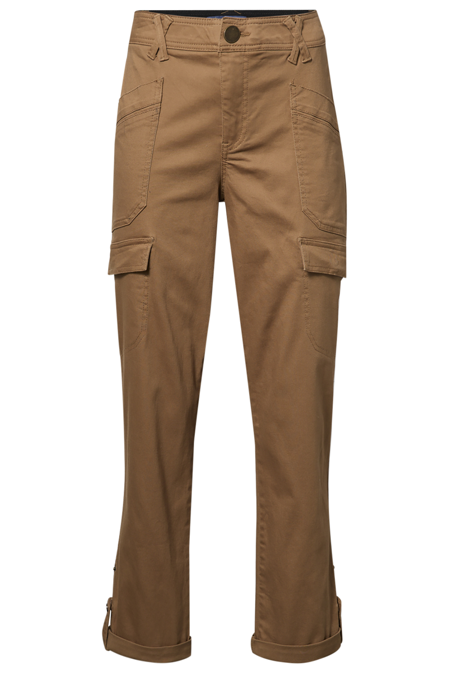 Democracy High Rise Roll Cuff Utility Pants