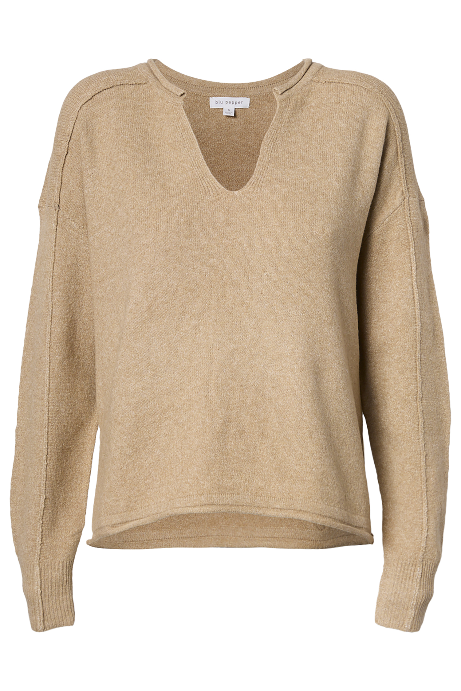 Notched Neck Top