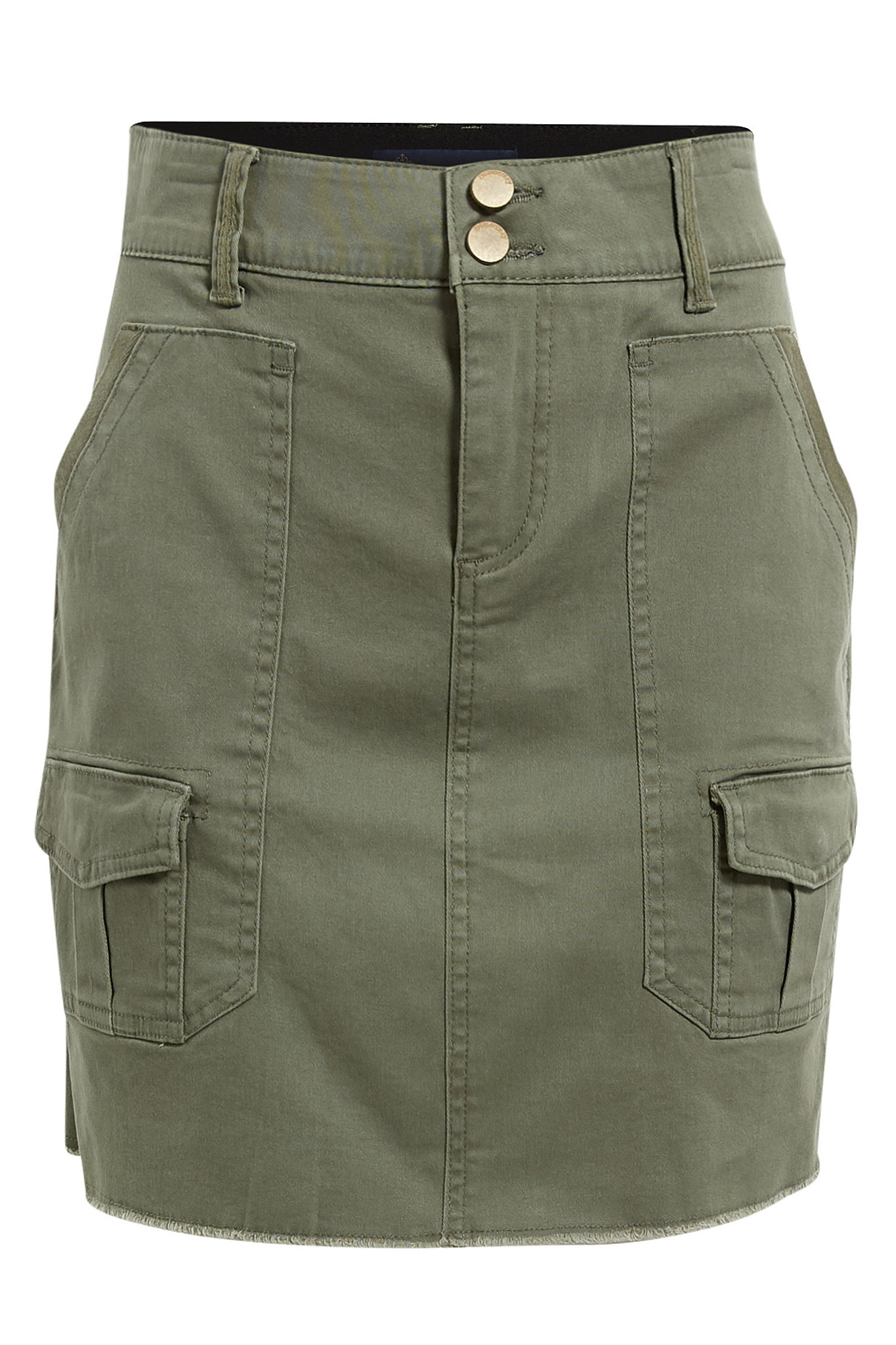 Democracy Double Button Skirt