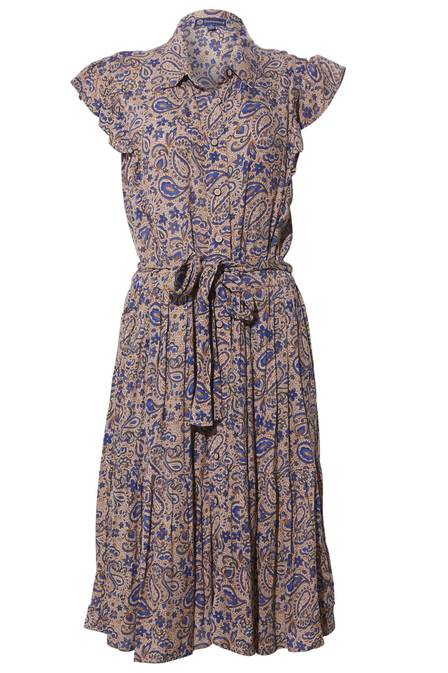 Democracy Waist Tie Dress