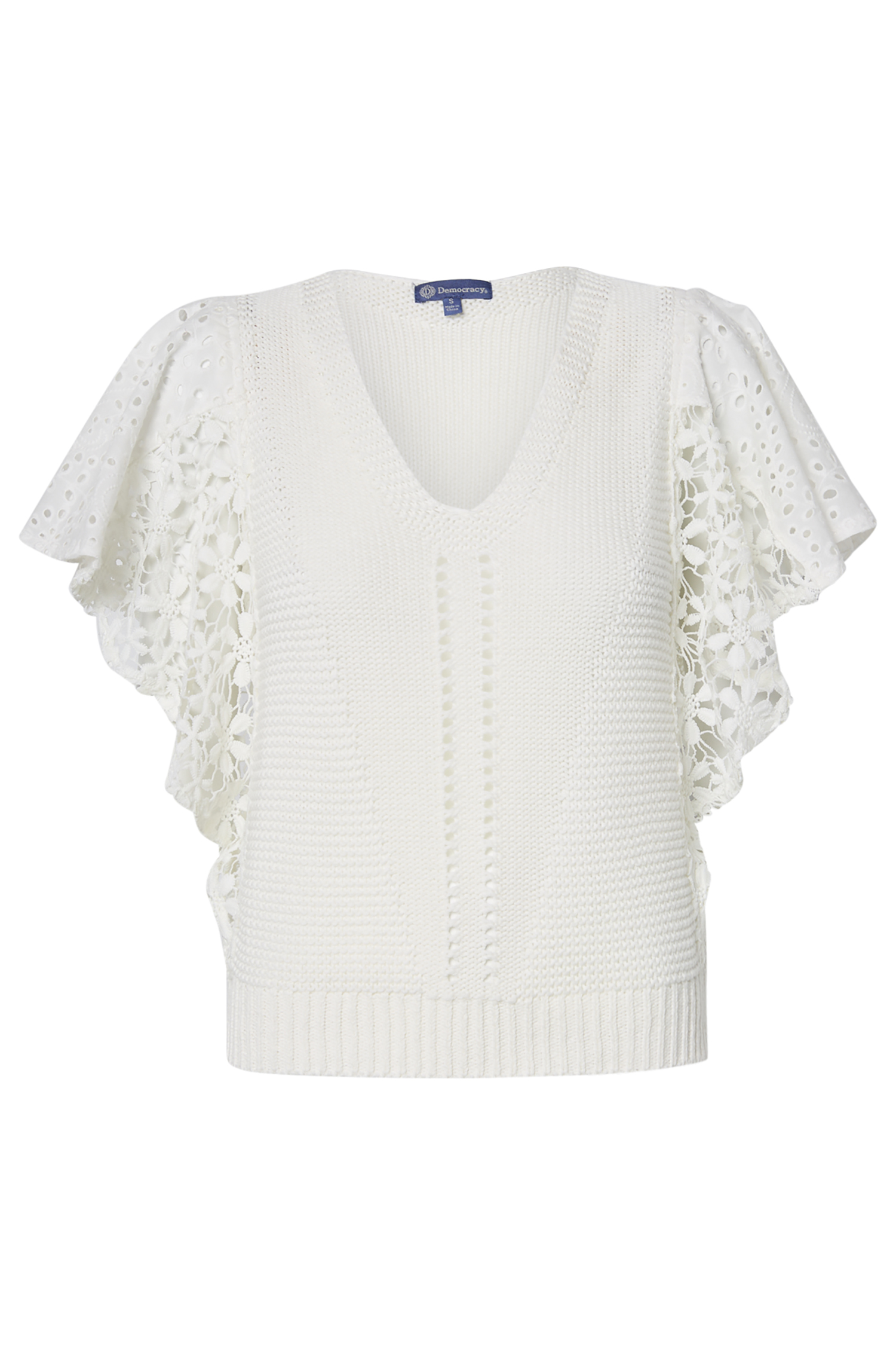 Democracy V-Neck Top